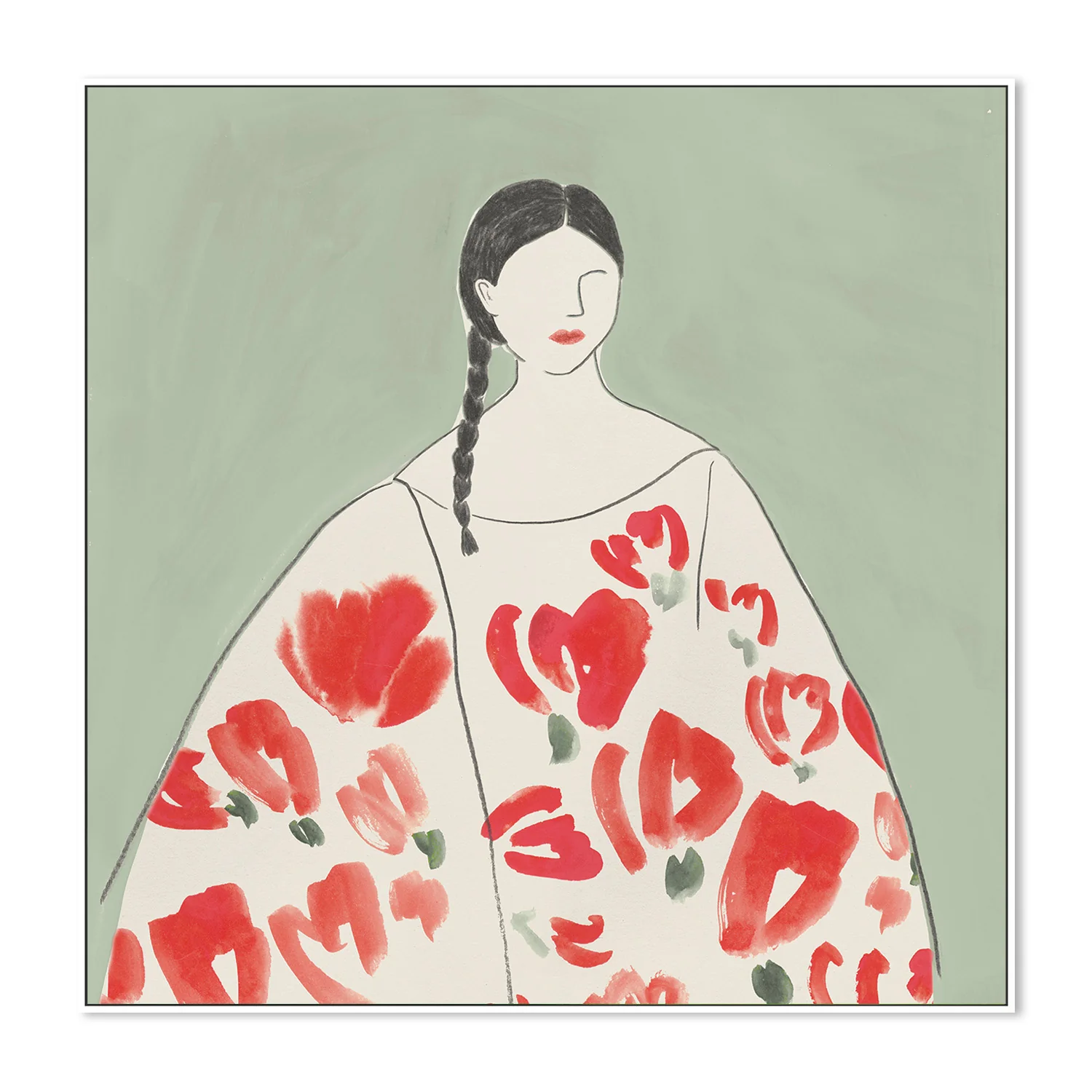 Floral Woman, Style A - Image 5