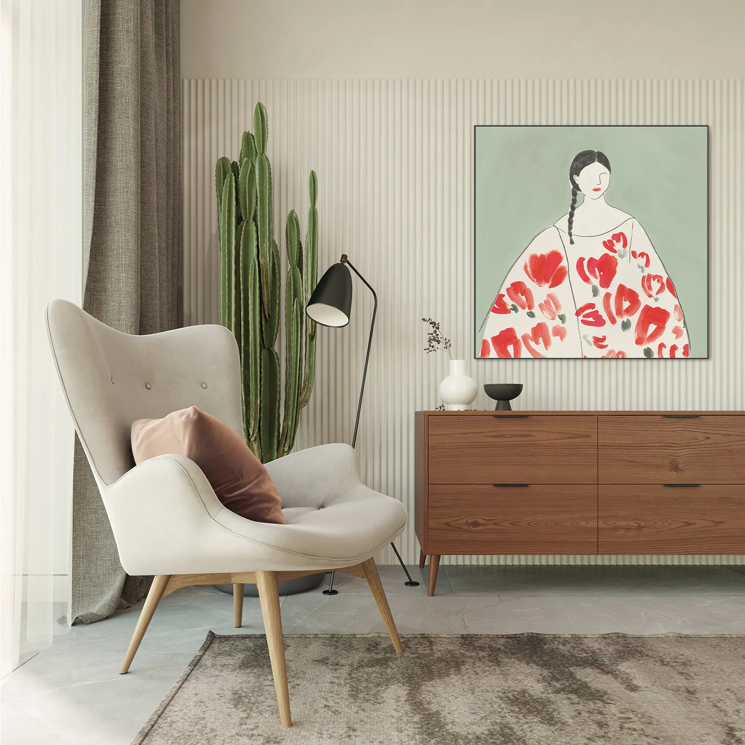 Floral Woman, Style A - Image 7