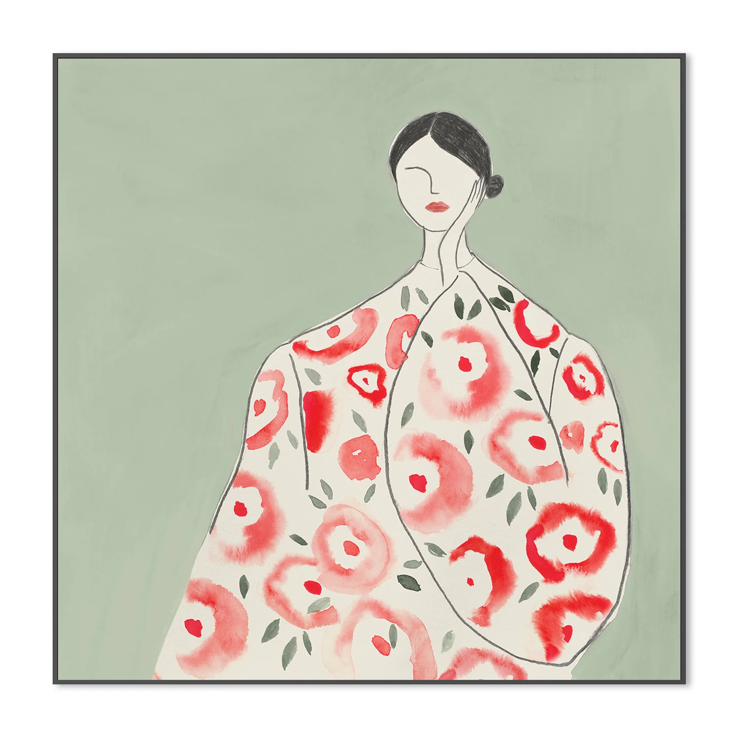 Floral Woman, Style B - Image 3