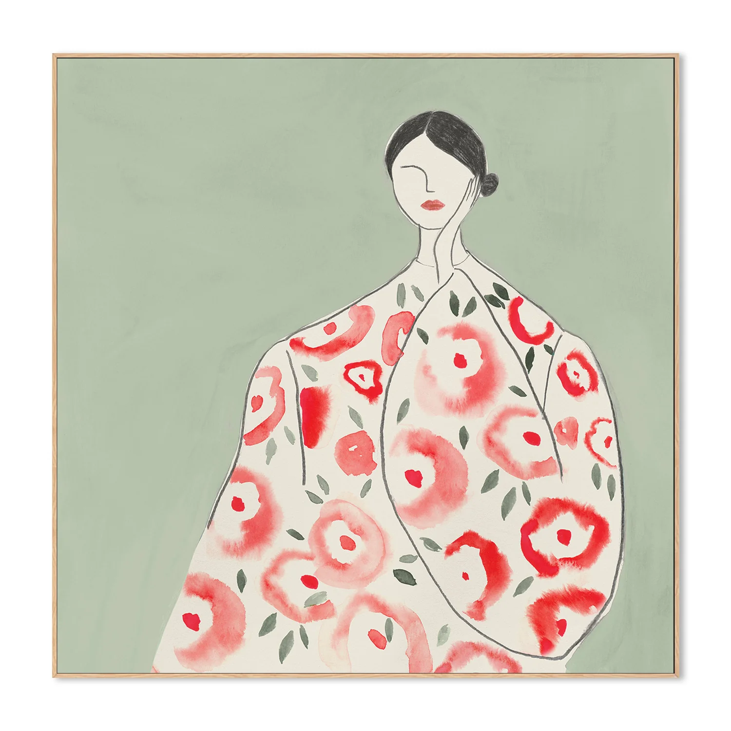 Floral Woman, Style B - Image 4