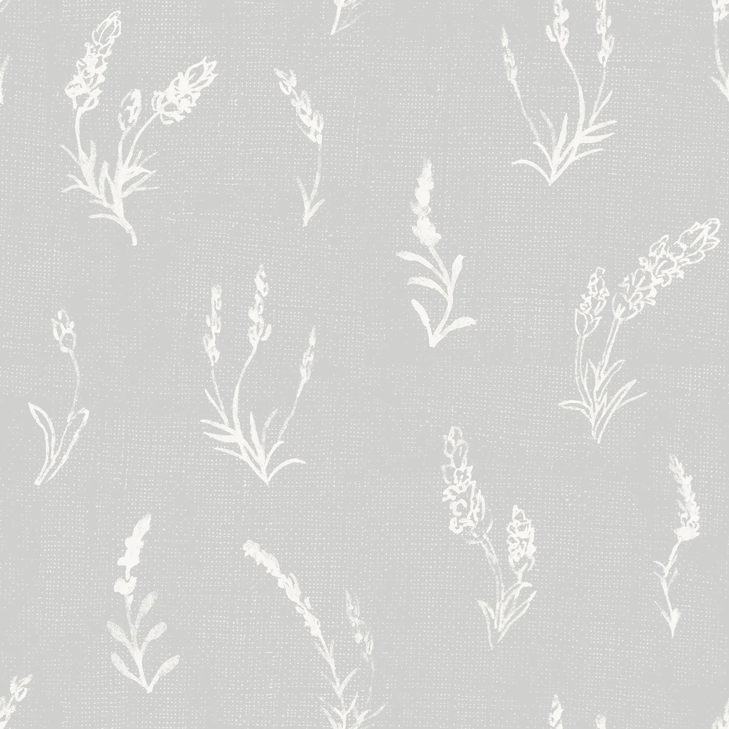 Grey Background Lavender Pattern, Wallpaper - Image 3