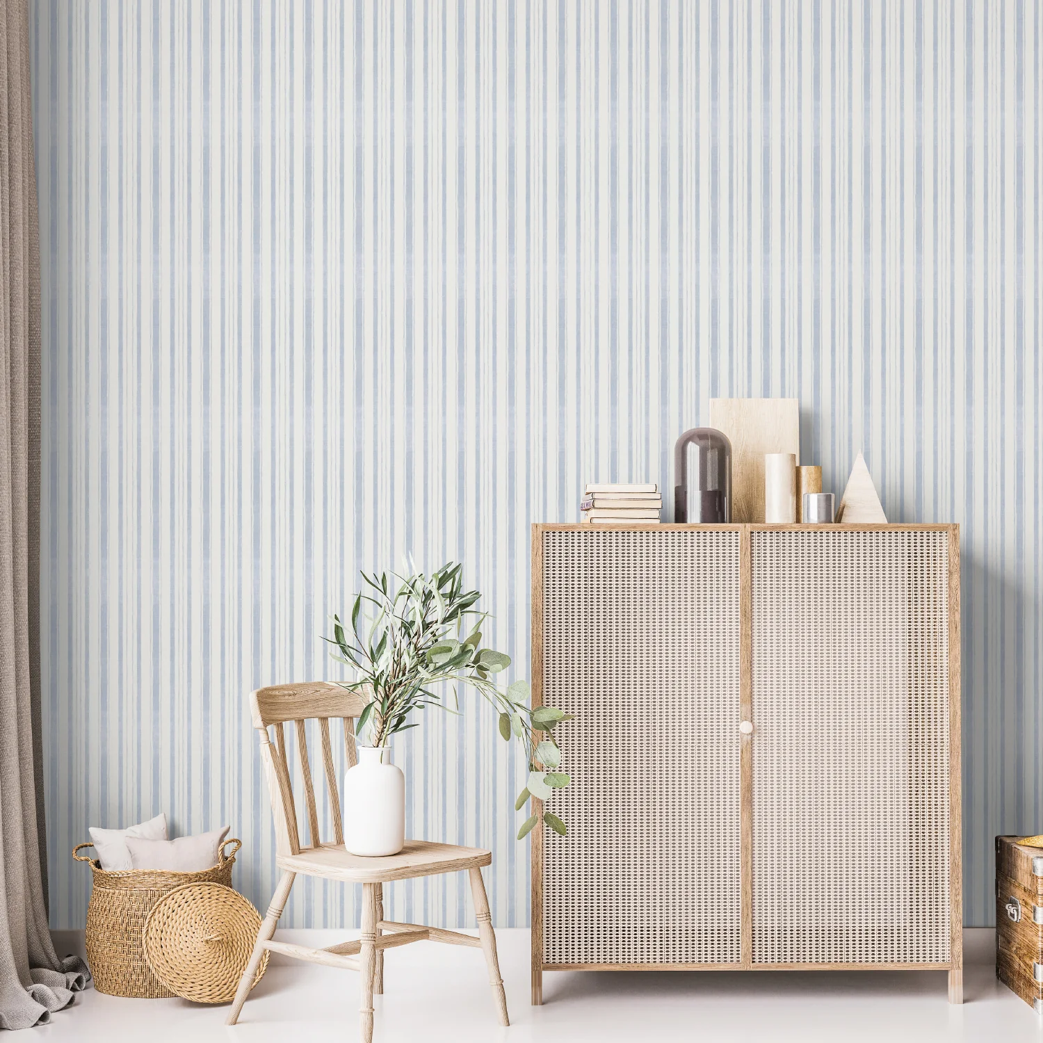 Blue Stripe Pattern, Wallpaper - Image 2