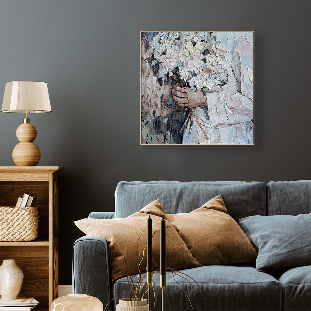 Flower Girl , Hand-painted Canvas - Image 7
