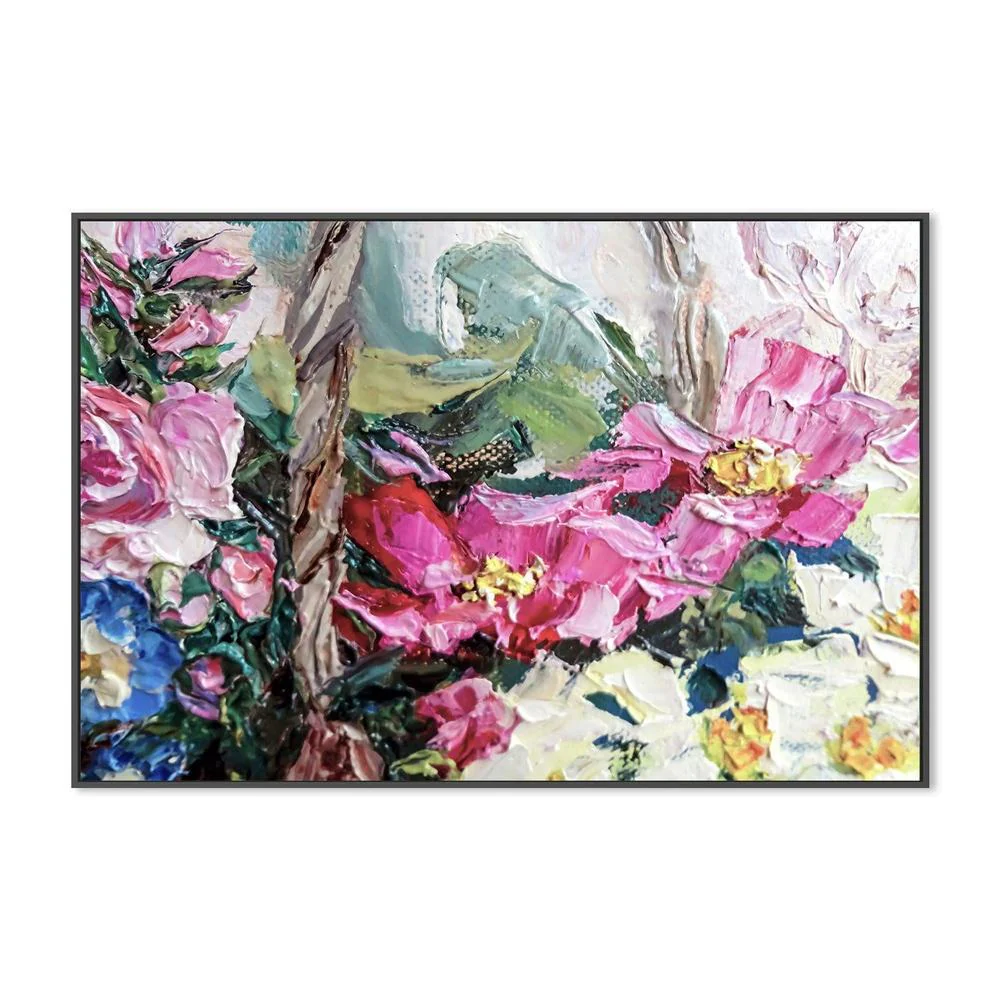 Flower Picking , Hand-painted Canvas - Image 3