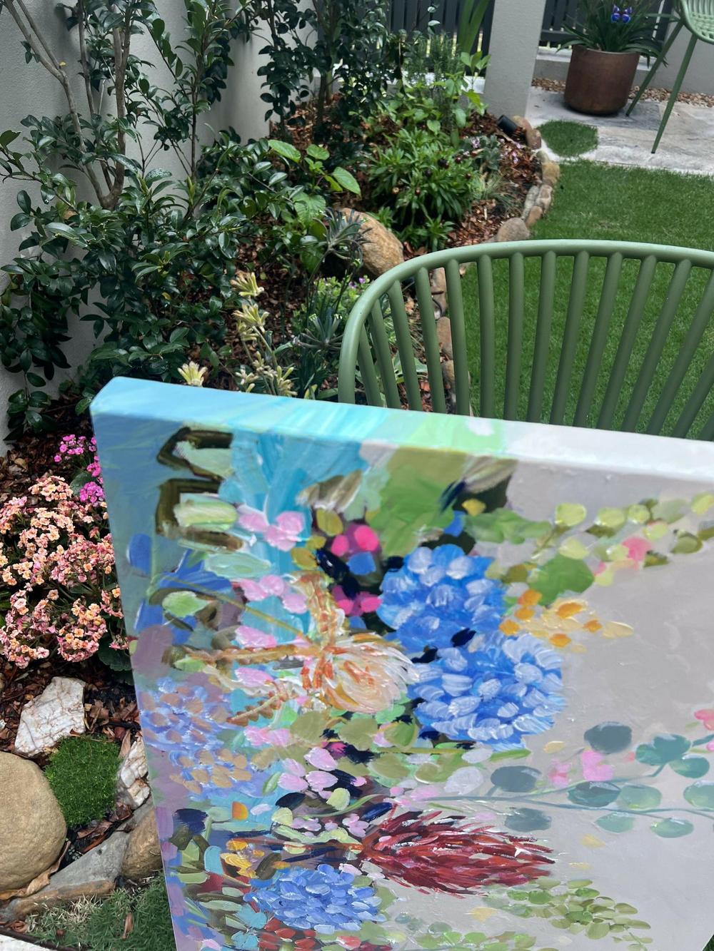 Flower River Vintage. Original hand-painted artwork by Meredith Howse. - Image 4