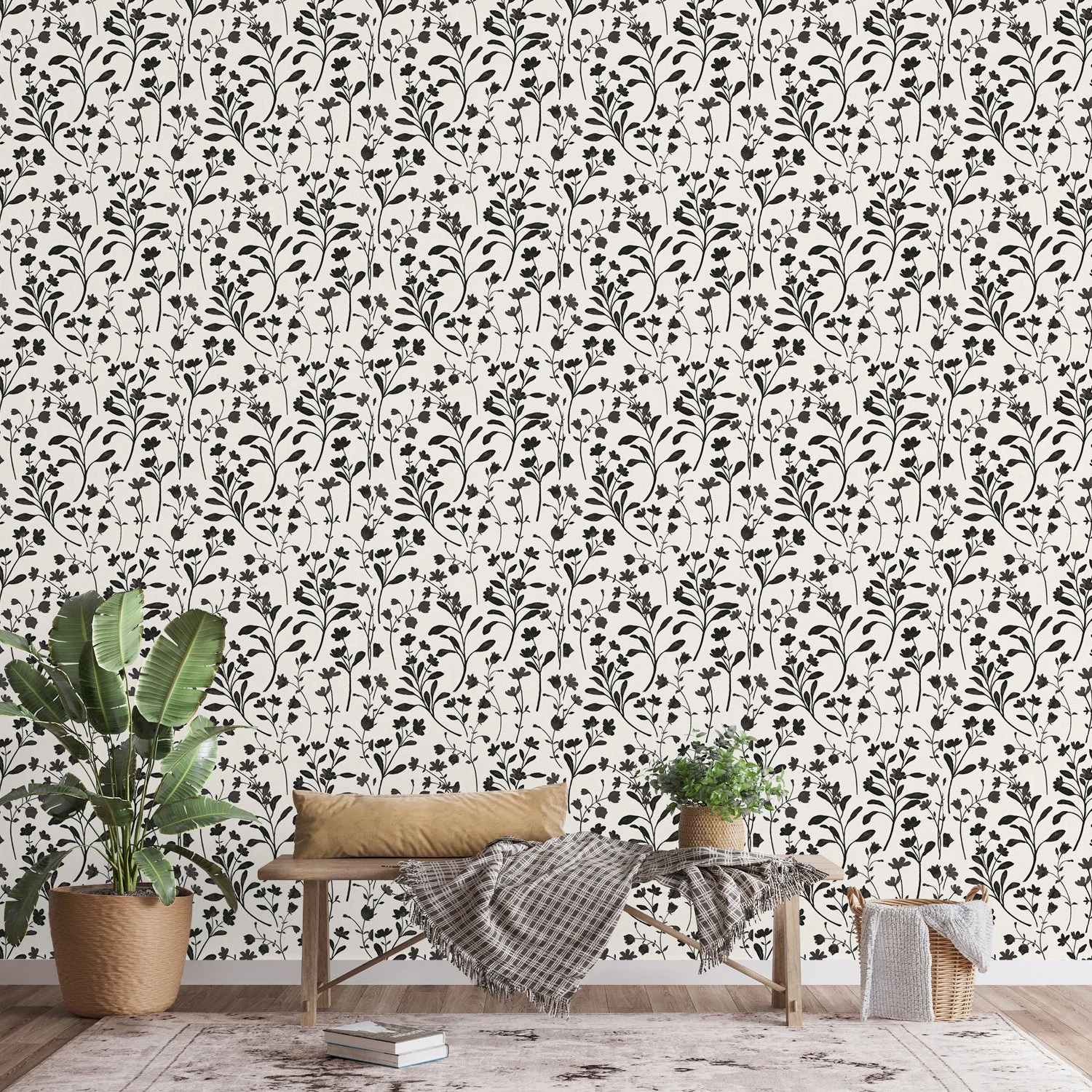 Flower Show Pattern, Style B, Wallpaper - Image 2