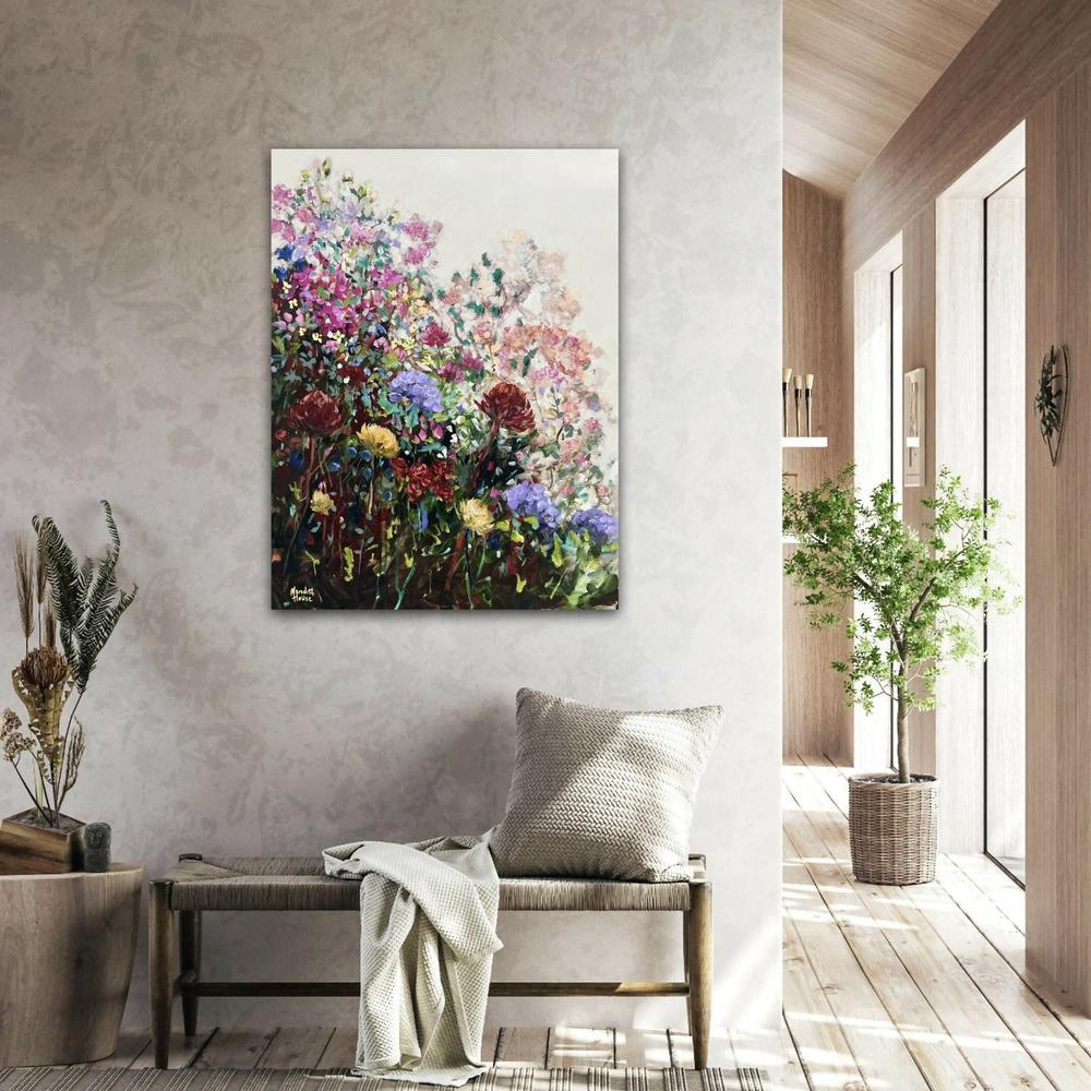 Flower Vintage. Original hand-painted artwork by Meredith Howse. - Image 2