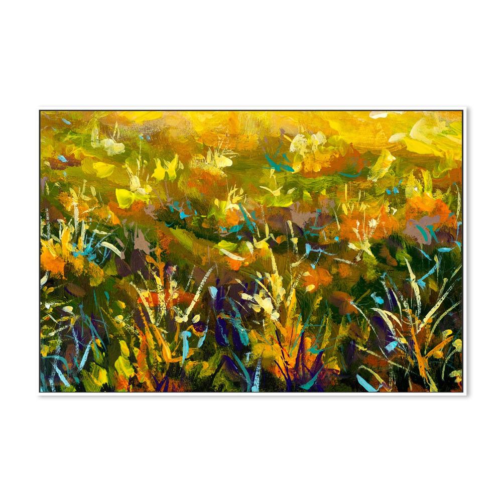 Flowers In A Sea of Green, Style B, Hand-Painted Canvas - Image 5