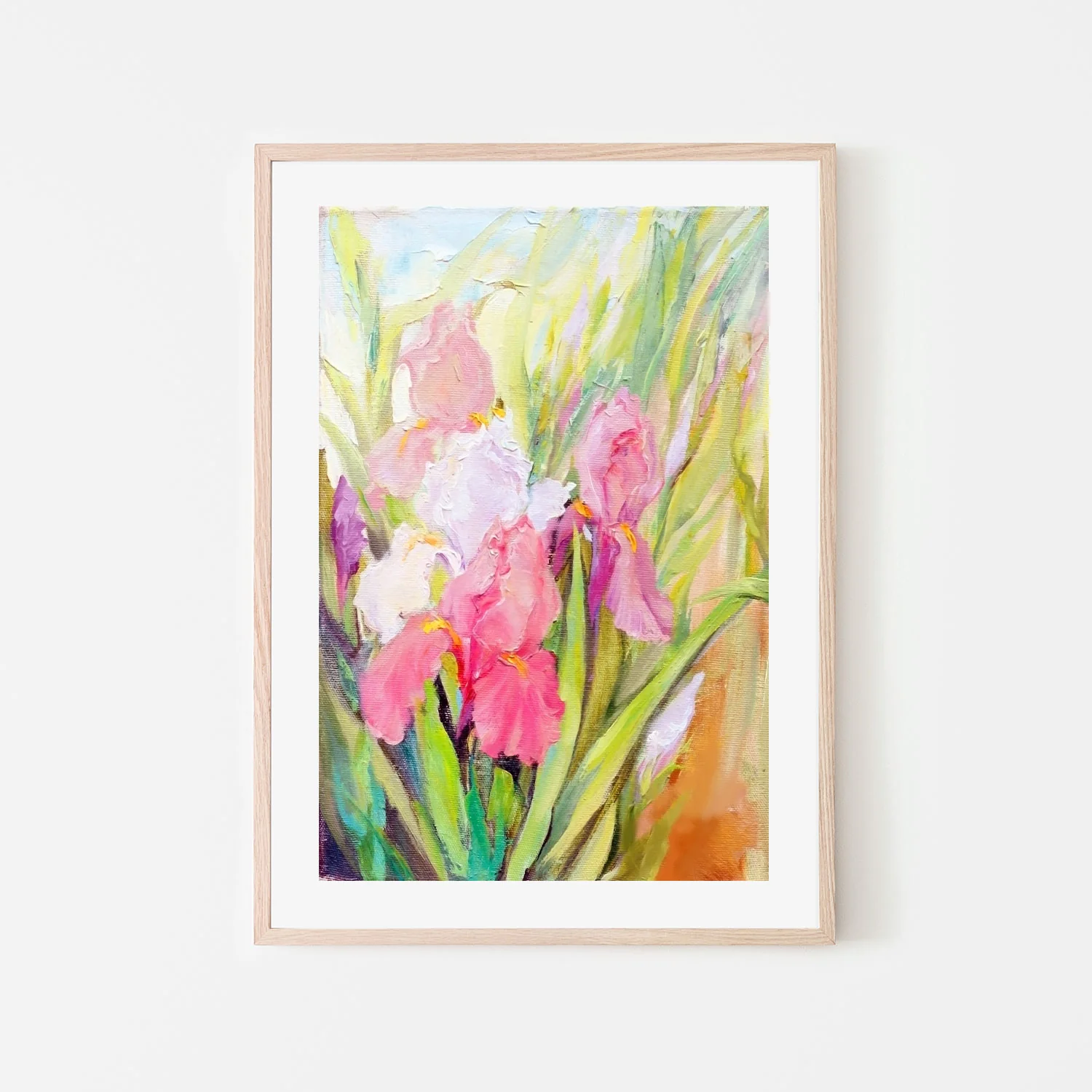 Flowers In The Tall Grass , Hand-Painted Canvas - Image 6