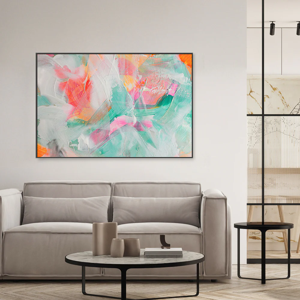 Fluoro Colours, Style B , Hand-Painted Canvas - Image 2