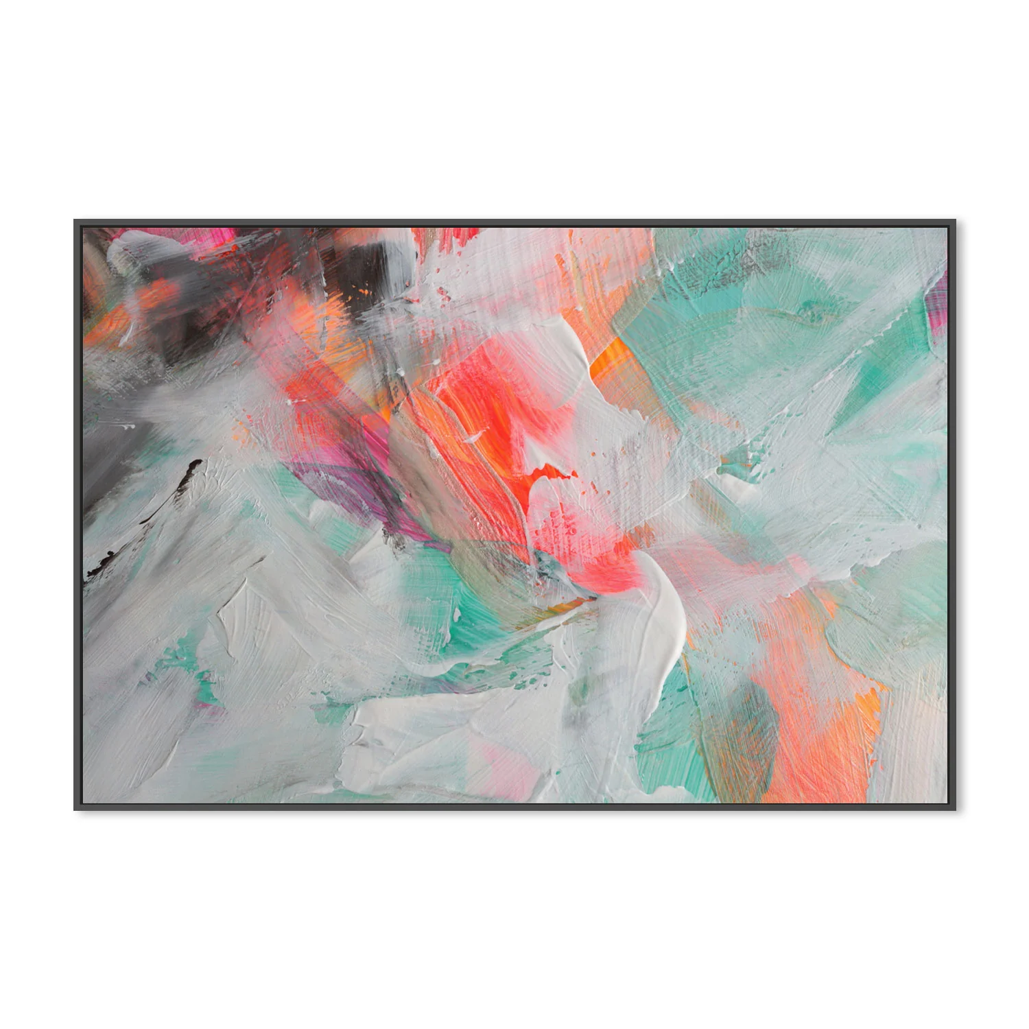 Fluro Colours, Style C , Hand-Painted Canvas - Image 3