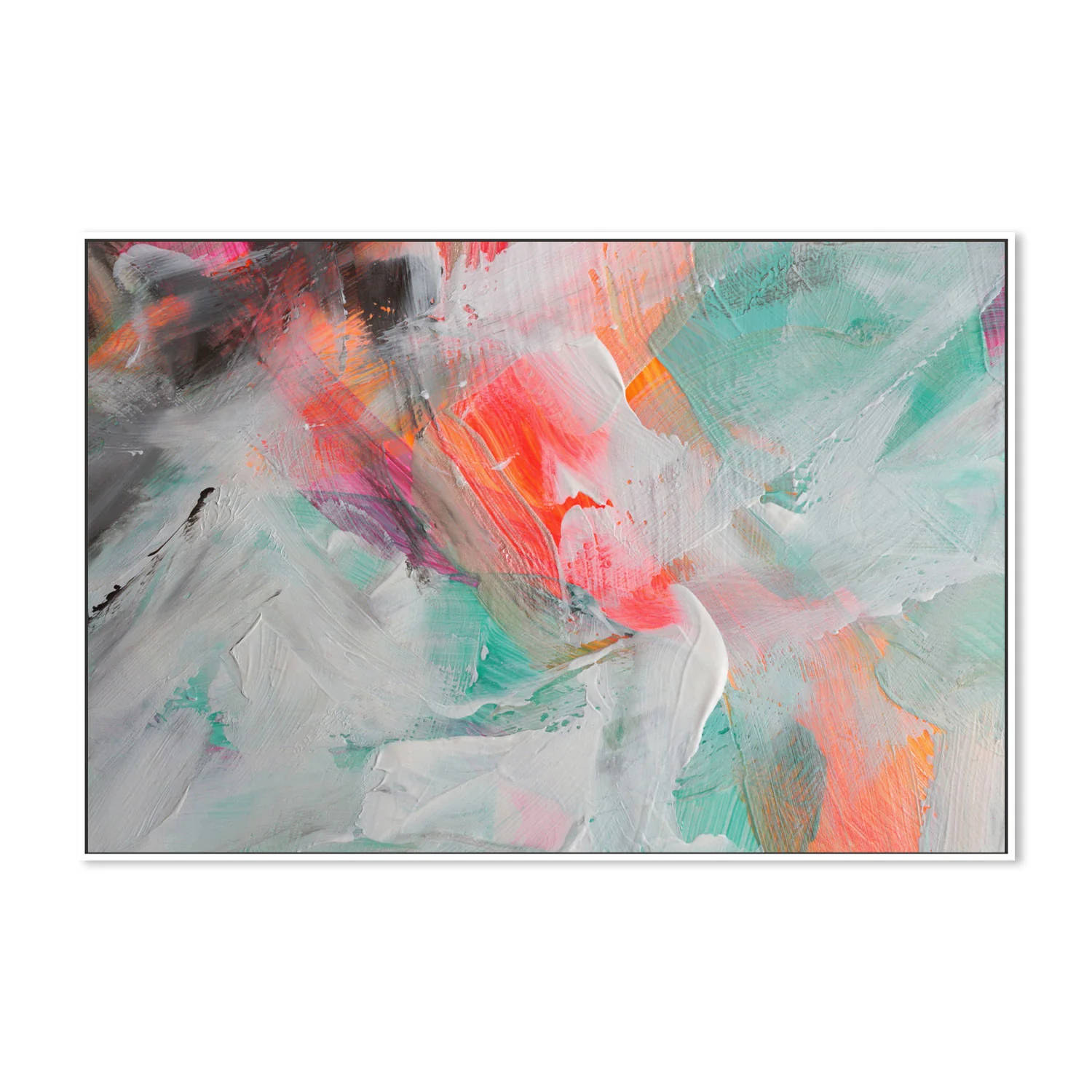 Fluro Colours, Style C , Hand-Painted Canvas - Image 5