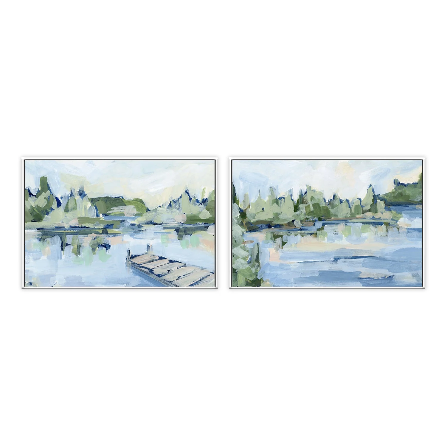 Fly Fishing Oasis , Style B & C , Set Of 2 - Image 5