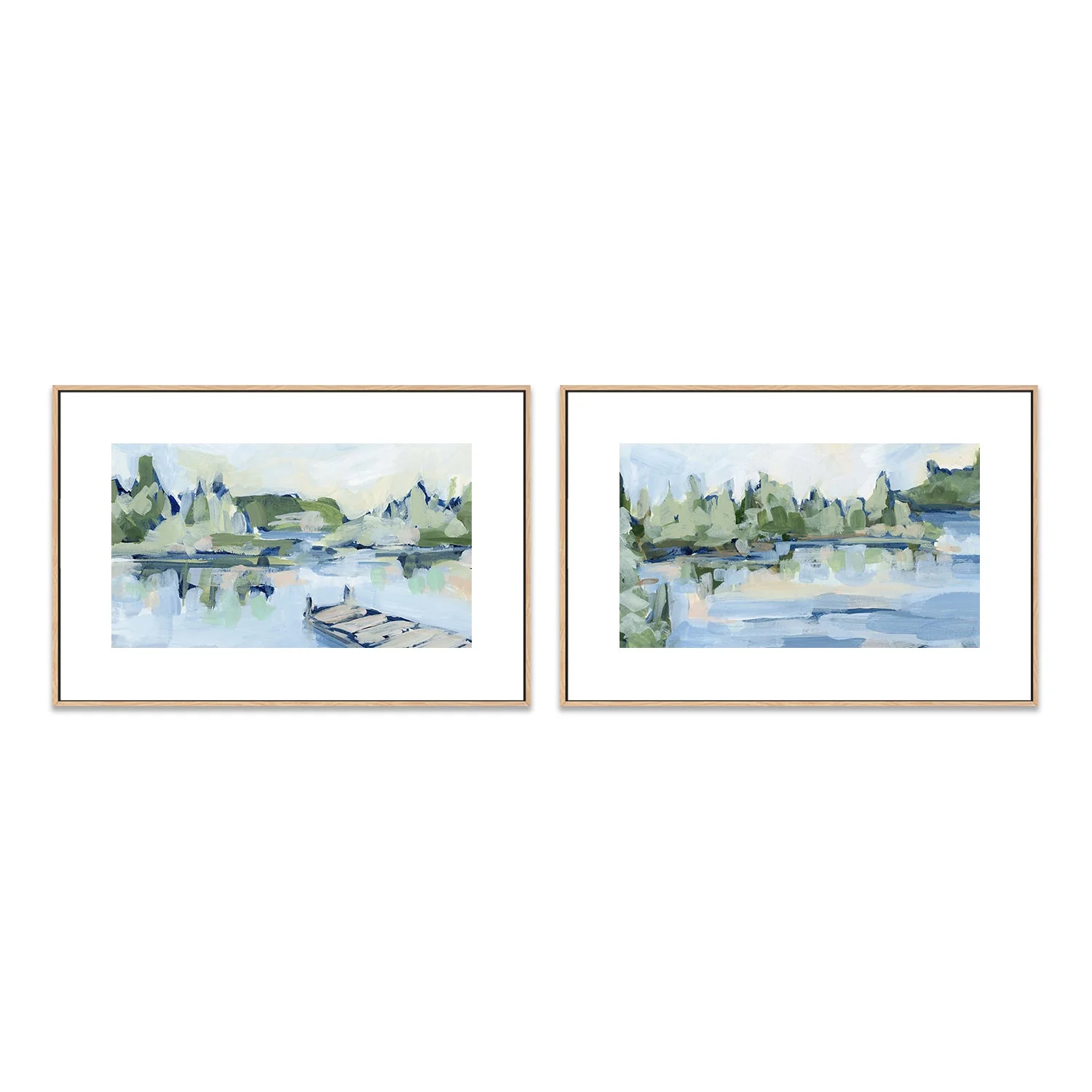 Fly Fishing Oasis , Style B & C , Set Of 2 - Image 6