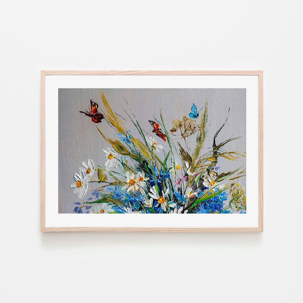 Follow The Butterflies , Hand-painted Canvas - Image 6