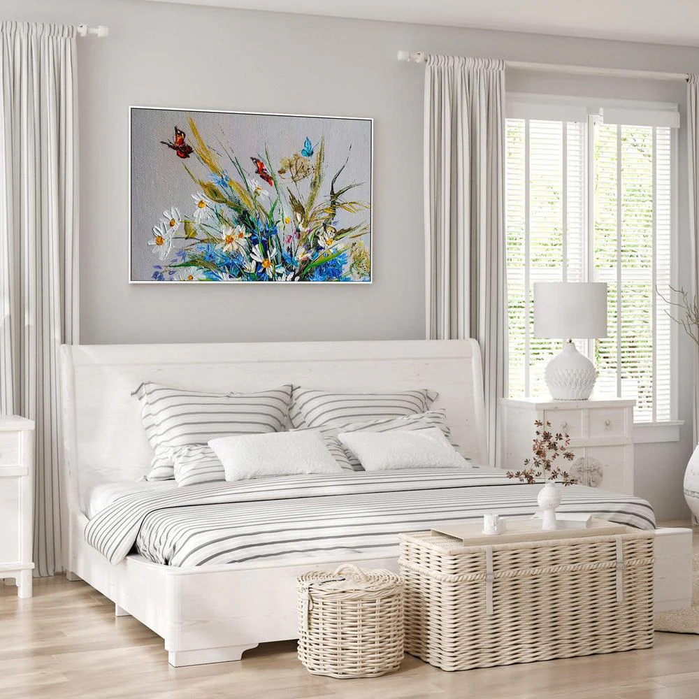 Follow The Butterflies , Hand-painted Canvas - Image 7