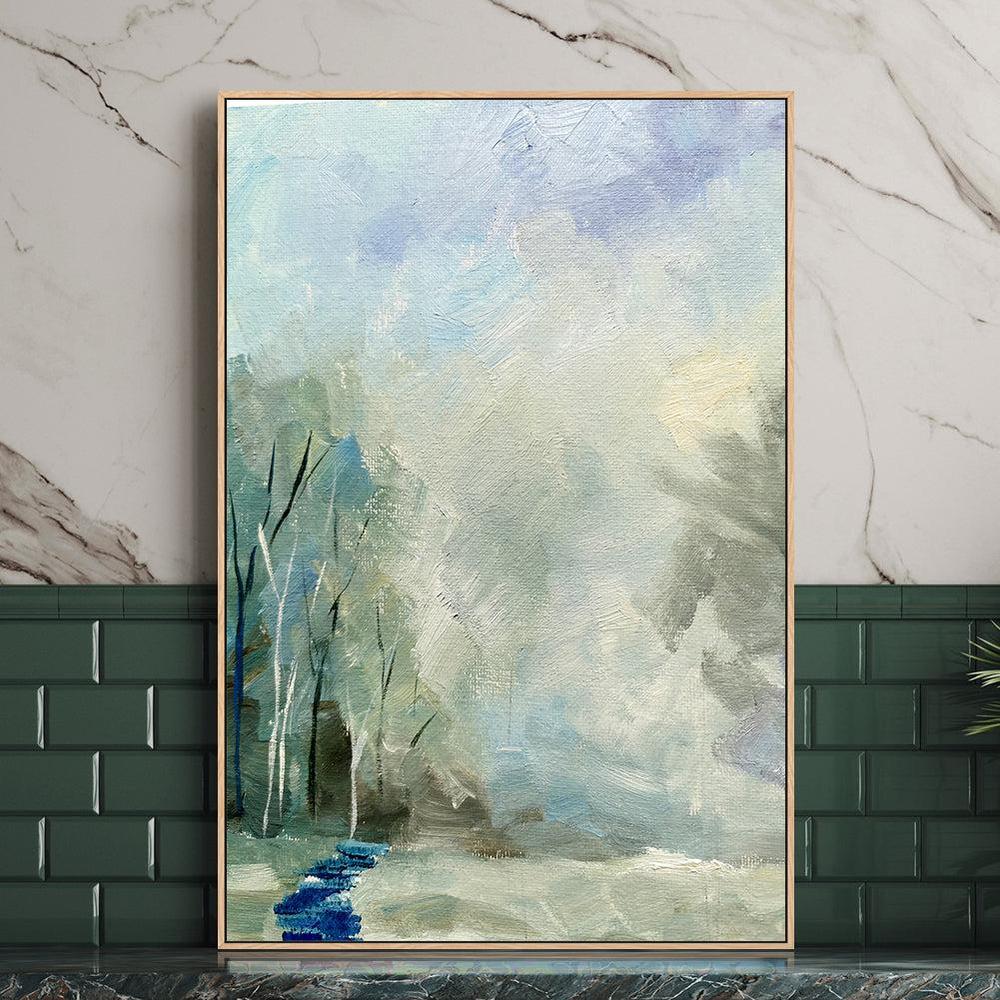 Forest Day , Hand-painted Canvas - Image 2