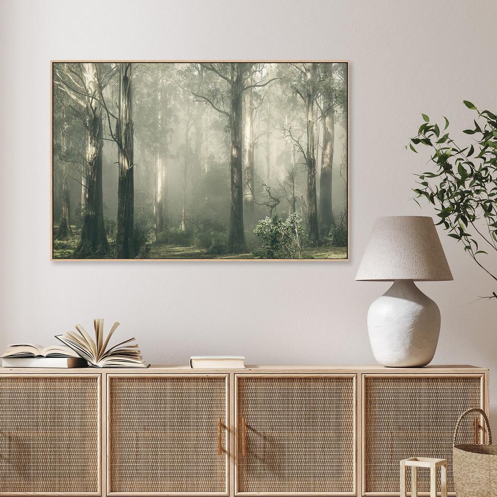 Forest Gum Trees on a Foggy Day, Shroud - Image 2