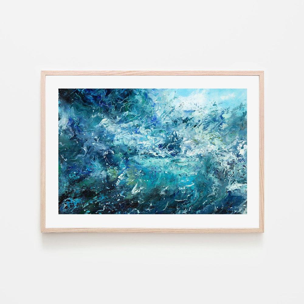 Fractured  , Hand-painted Canvas - Image 6