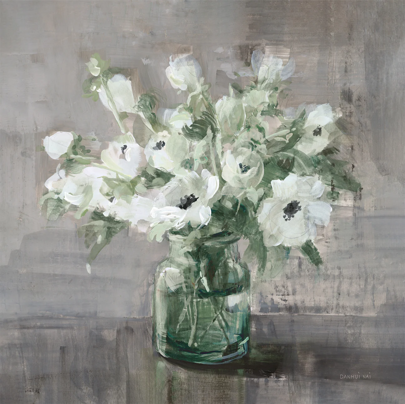 Fresh Anemones Sage Border