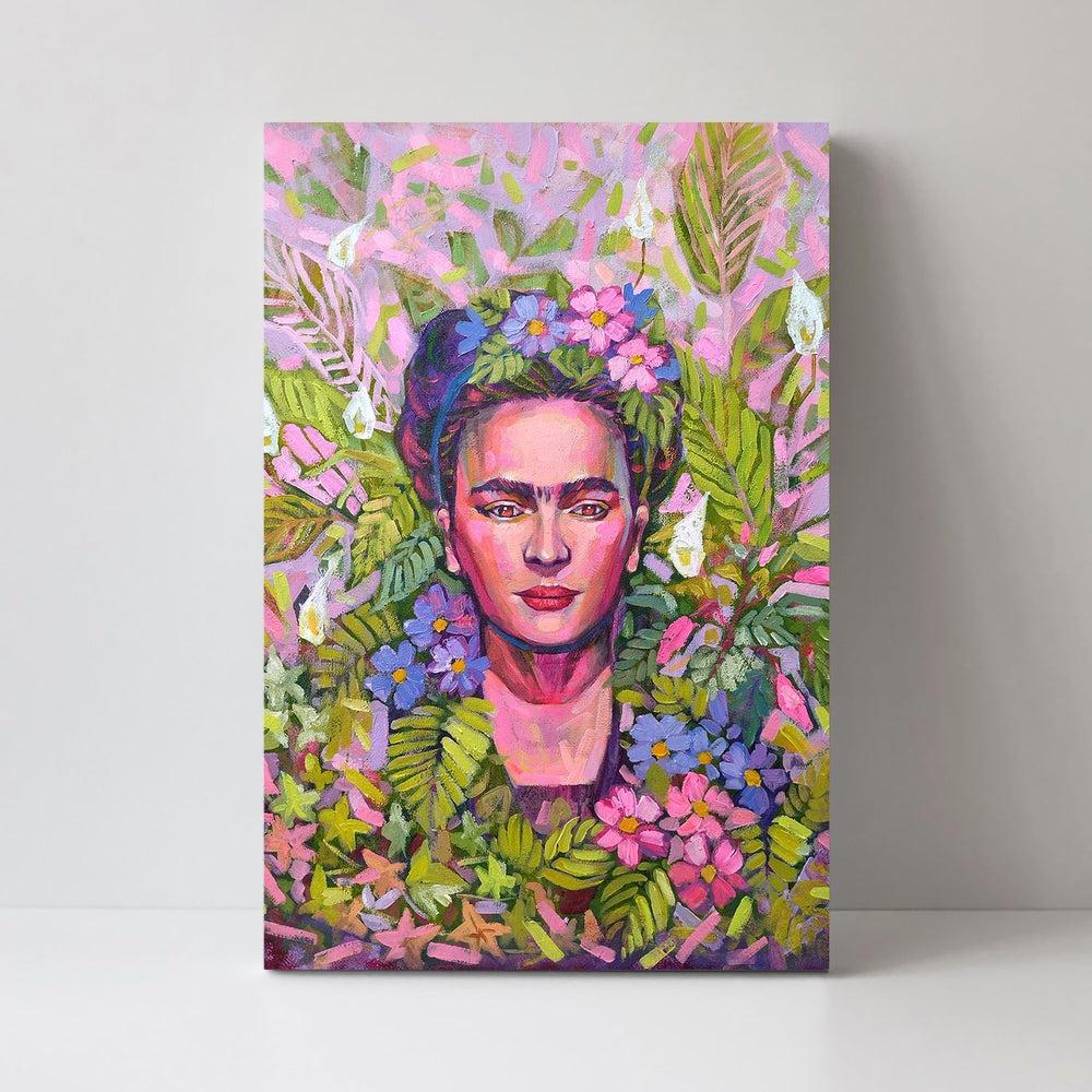 Frida Kahlo Floral Portrait, Style C - Image 3