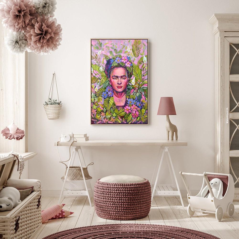 Frida Kahlo Floral Portrait, Style C - Image 4