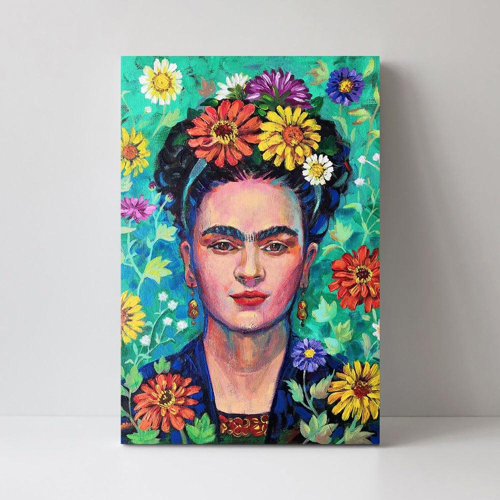 Frida Kahlo Floral Portrait, Style A - Image 3