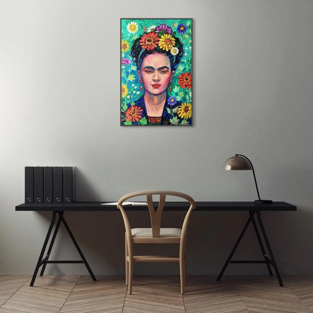 Frida Kahlo Floral Portrait, Style A - Image 5