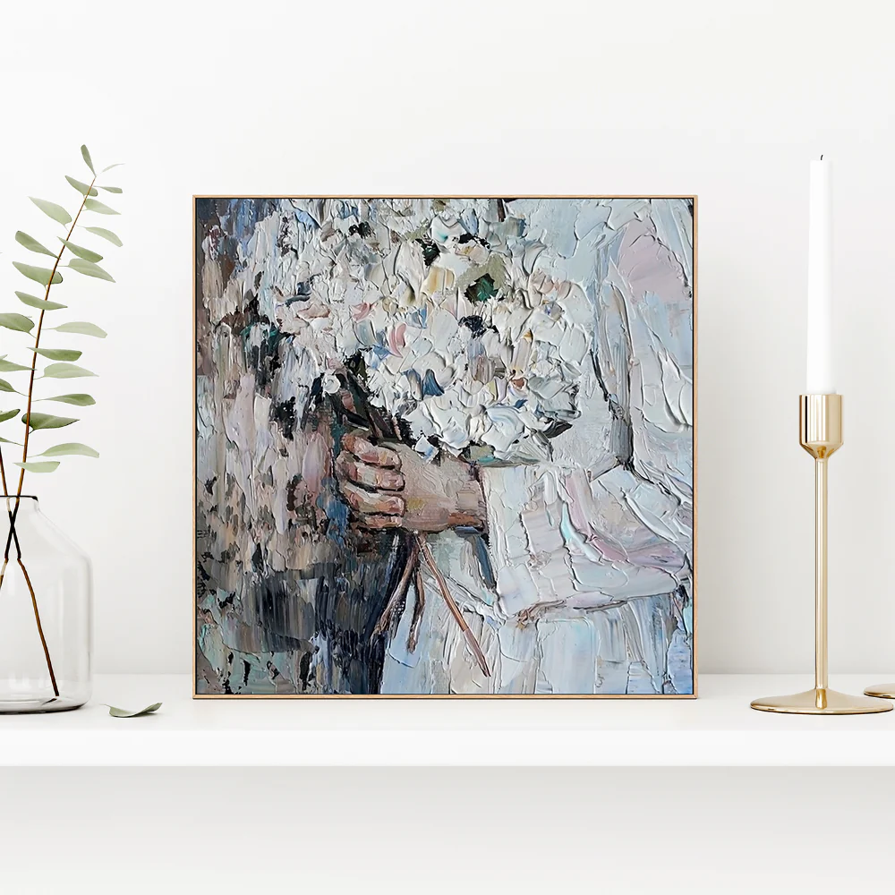 From The Garden , Hand-Painted Canvas - Image 2