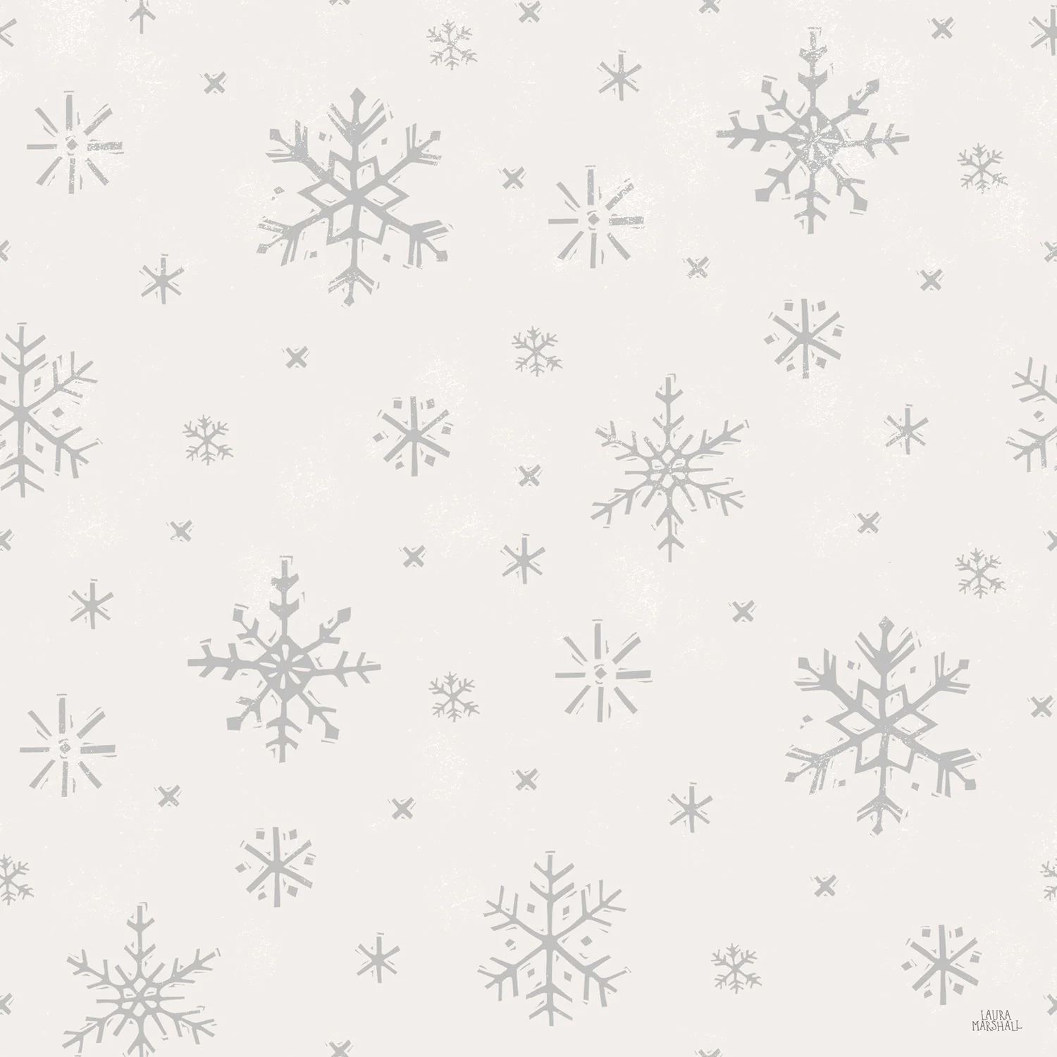 Frosty Forest Pattern I, Style C, Wallpaper