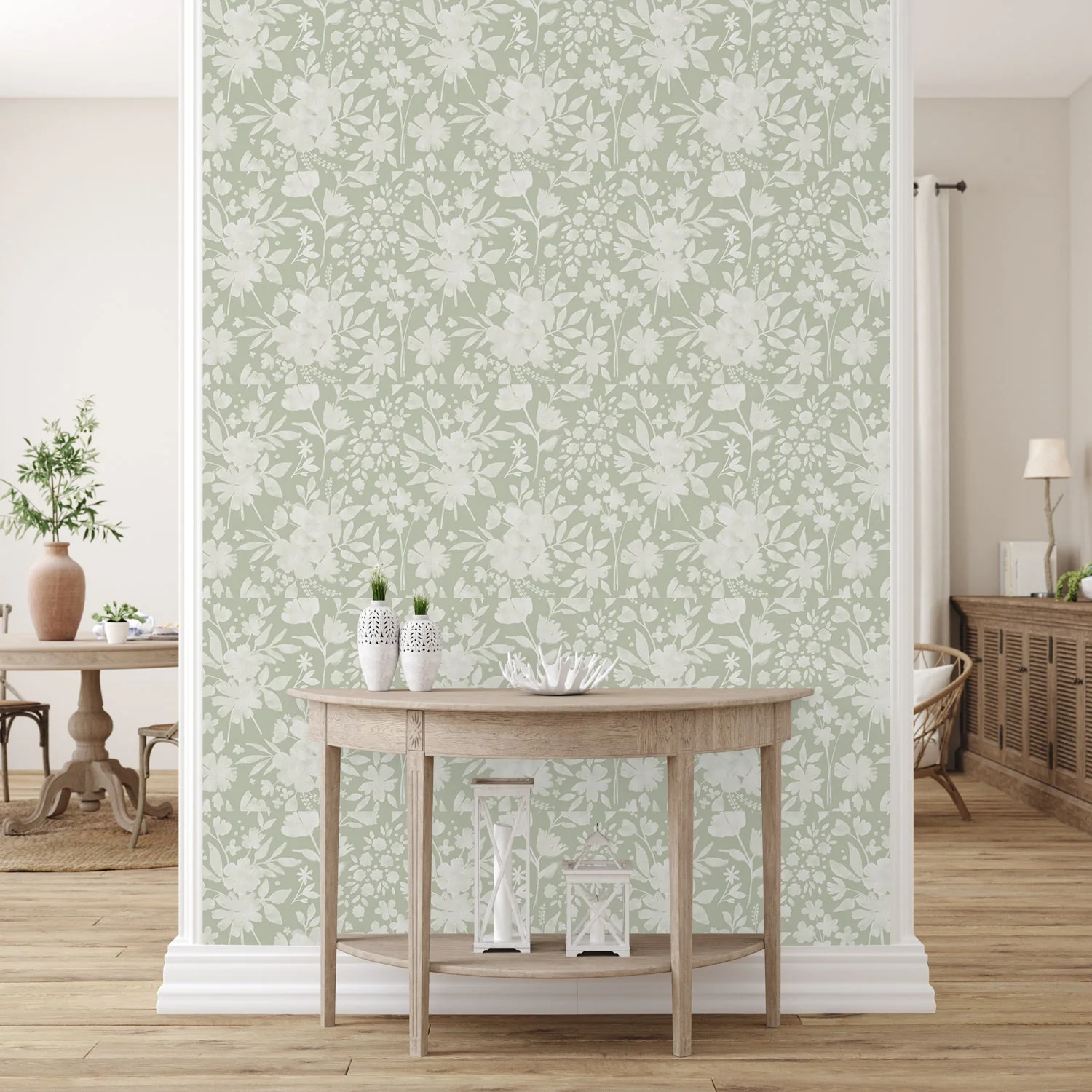Full Bloom Pattern, Style A, Wallpaper - Image 2