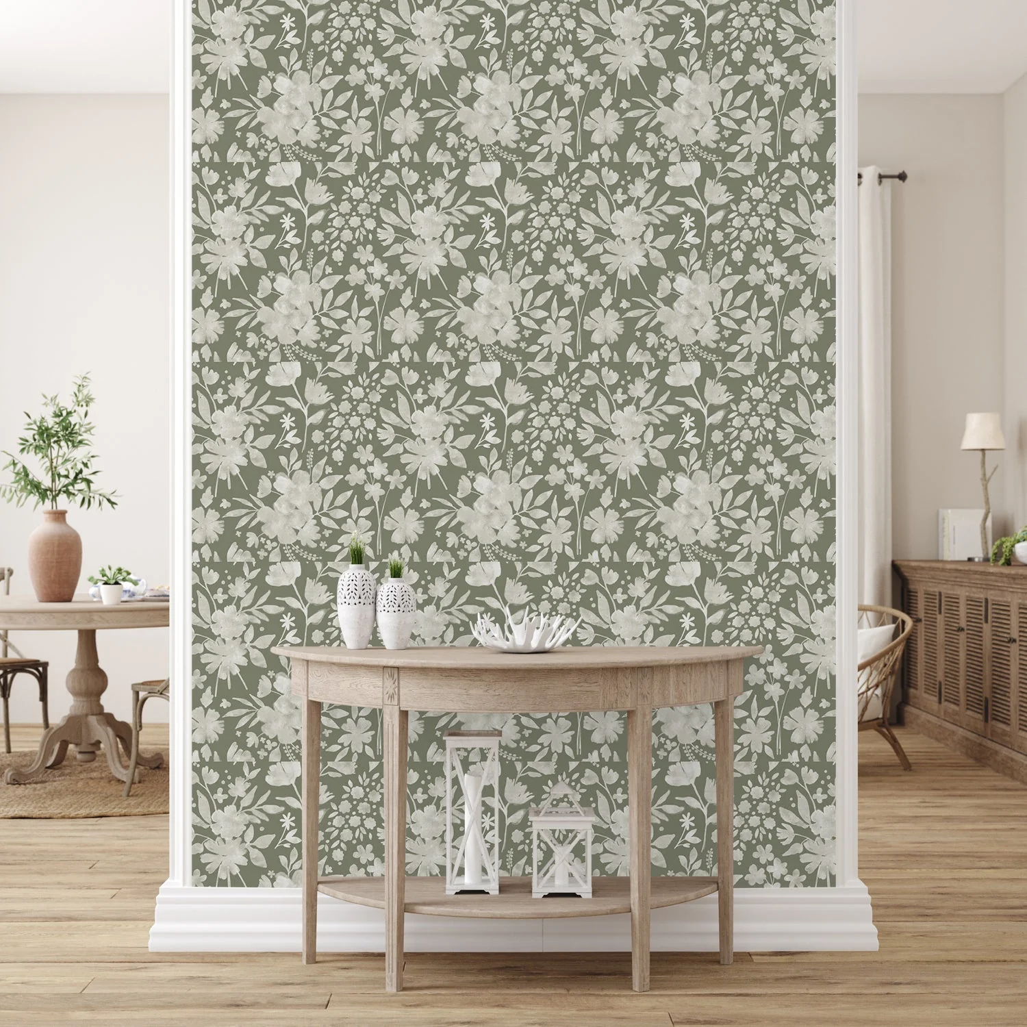 Full Bloom Pattern, Style D, Wallpaper - Image 2