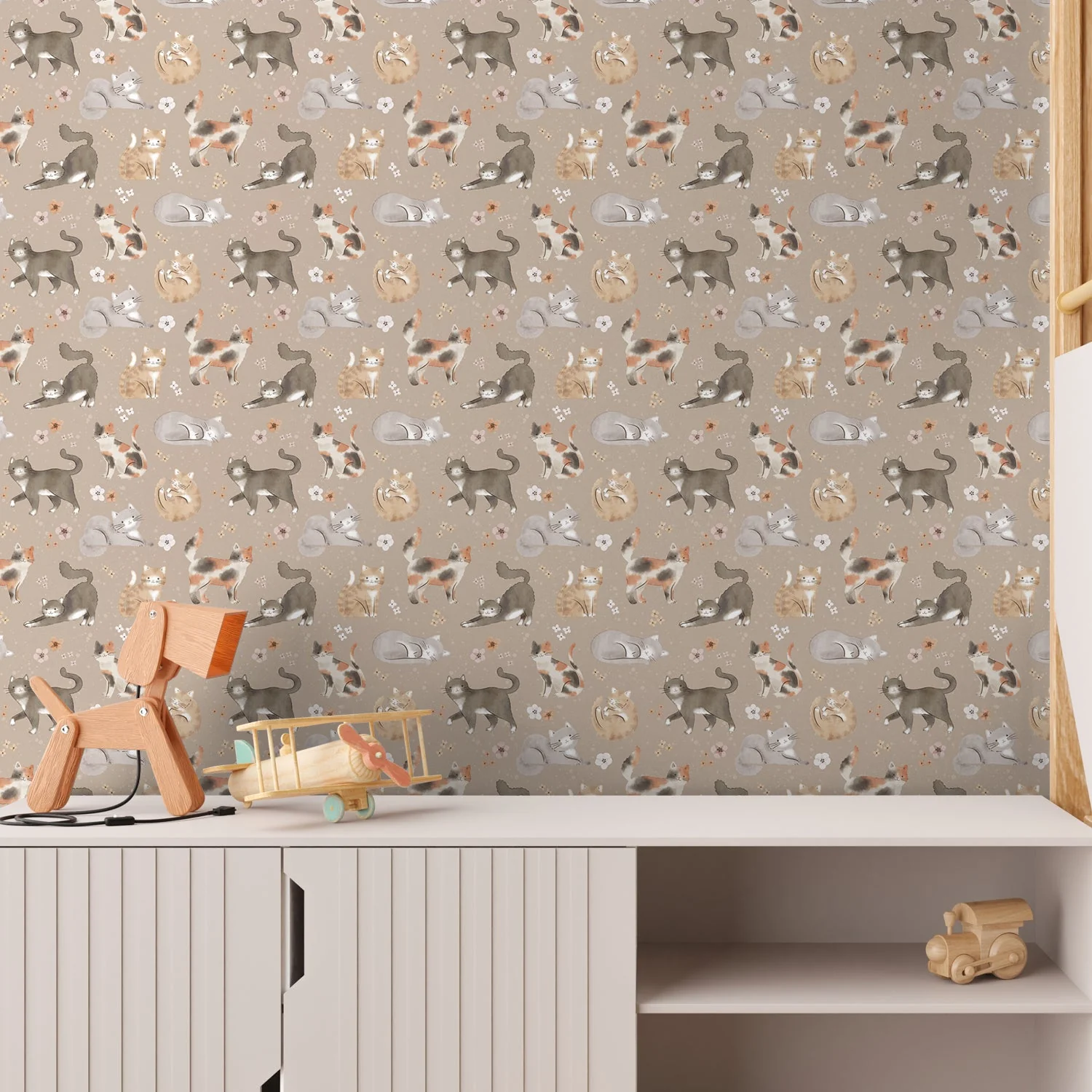 Garden Friends Pattern VI, Style B, Wallpaper - Image 2