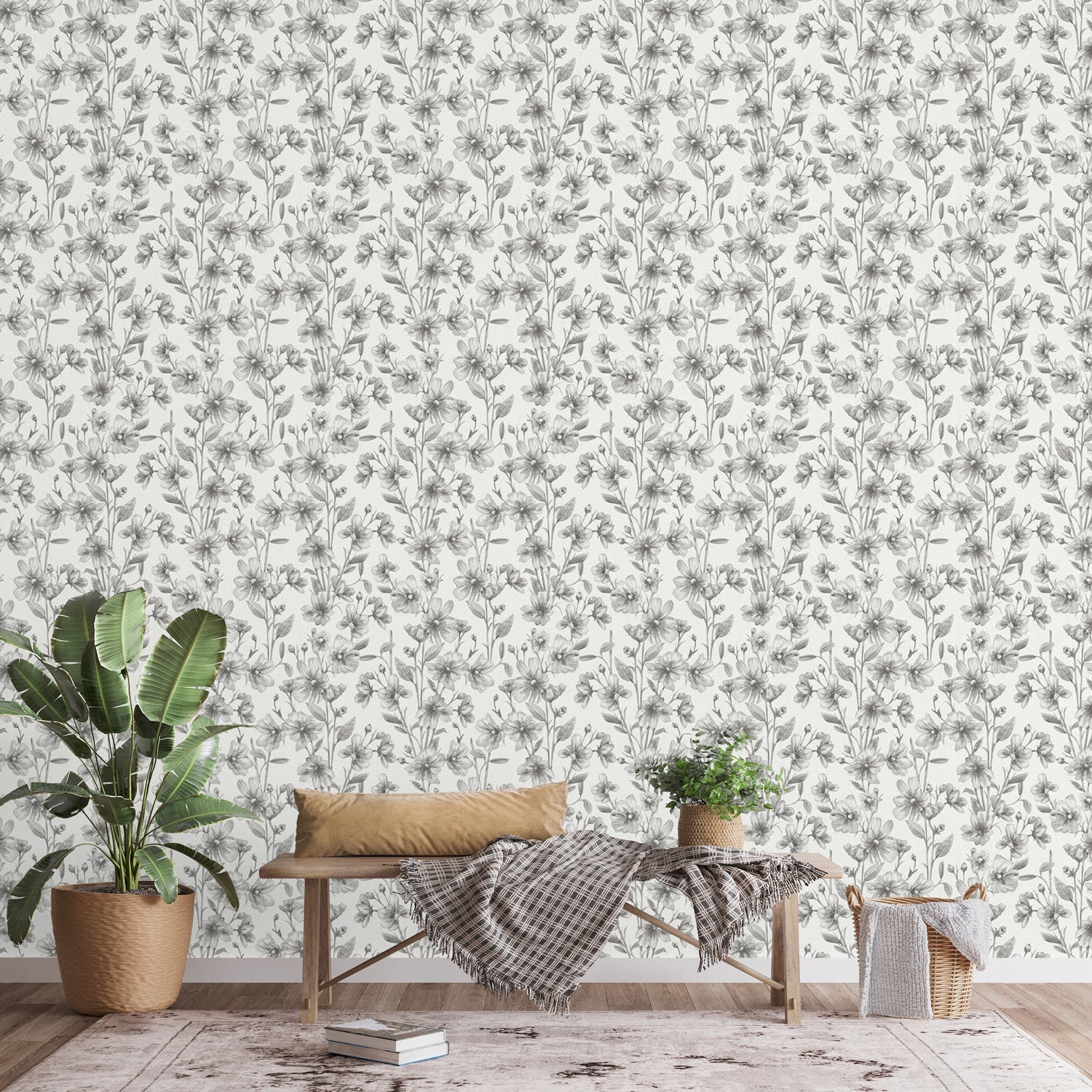 Garden Patch Pattern III, Style B, Wallpaper - Image 2
