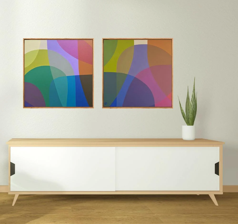 Garden View I , Original Artwork - Image 3
