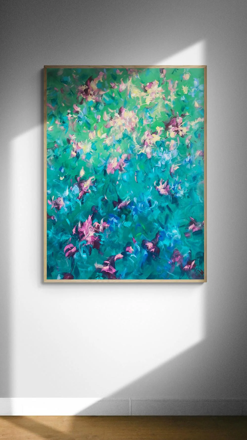These blooms they dance with you, Original Hand-Painted Canvas By Katherine Spiller