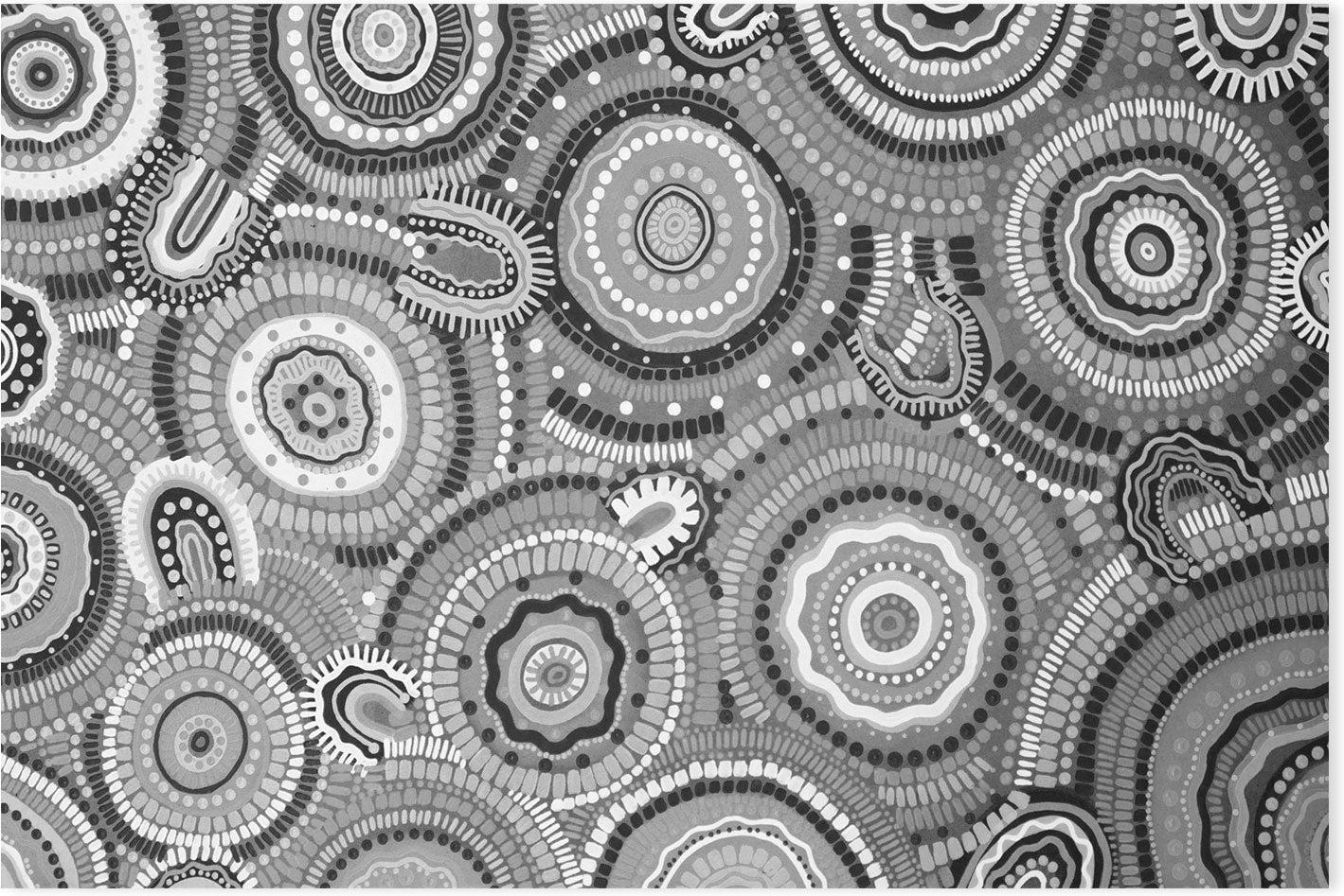 Gathering Bora Rings Among The Monochrome Hills
