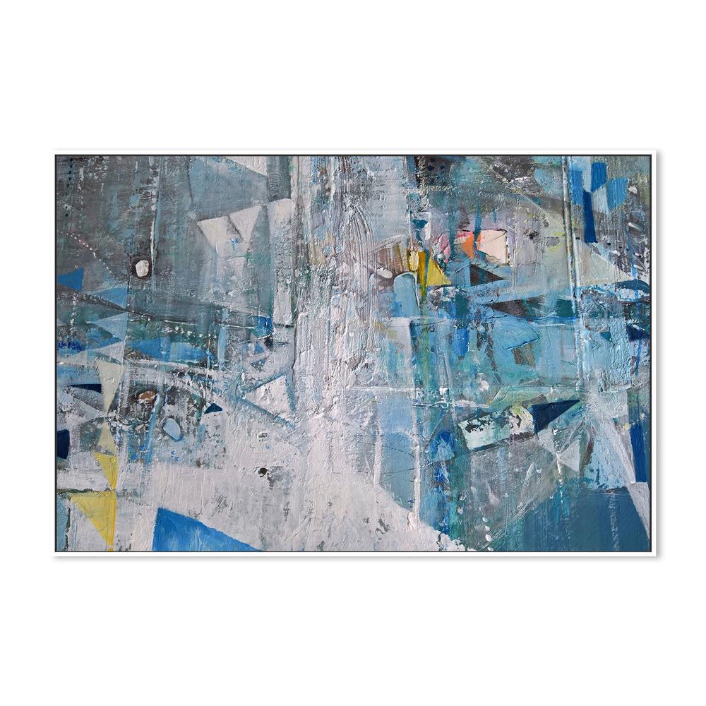 Geometric Eccentricity, Style B, Hand-Painted Canvas - Image 5