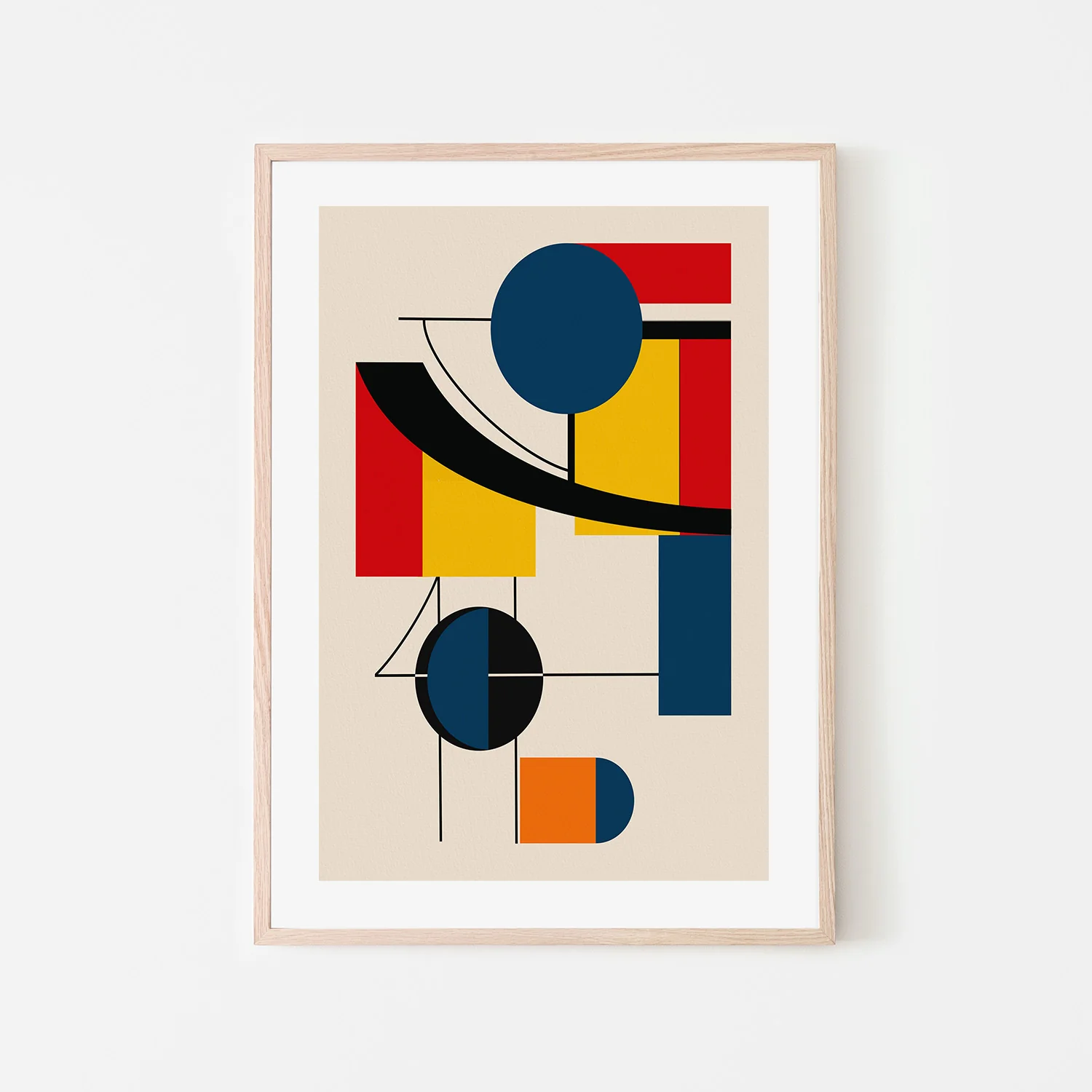 Geometric Shapes In Bold Primary Colors - Image 6