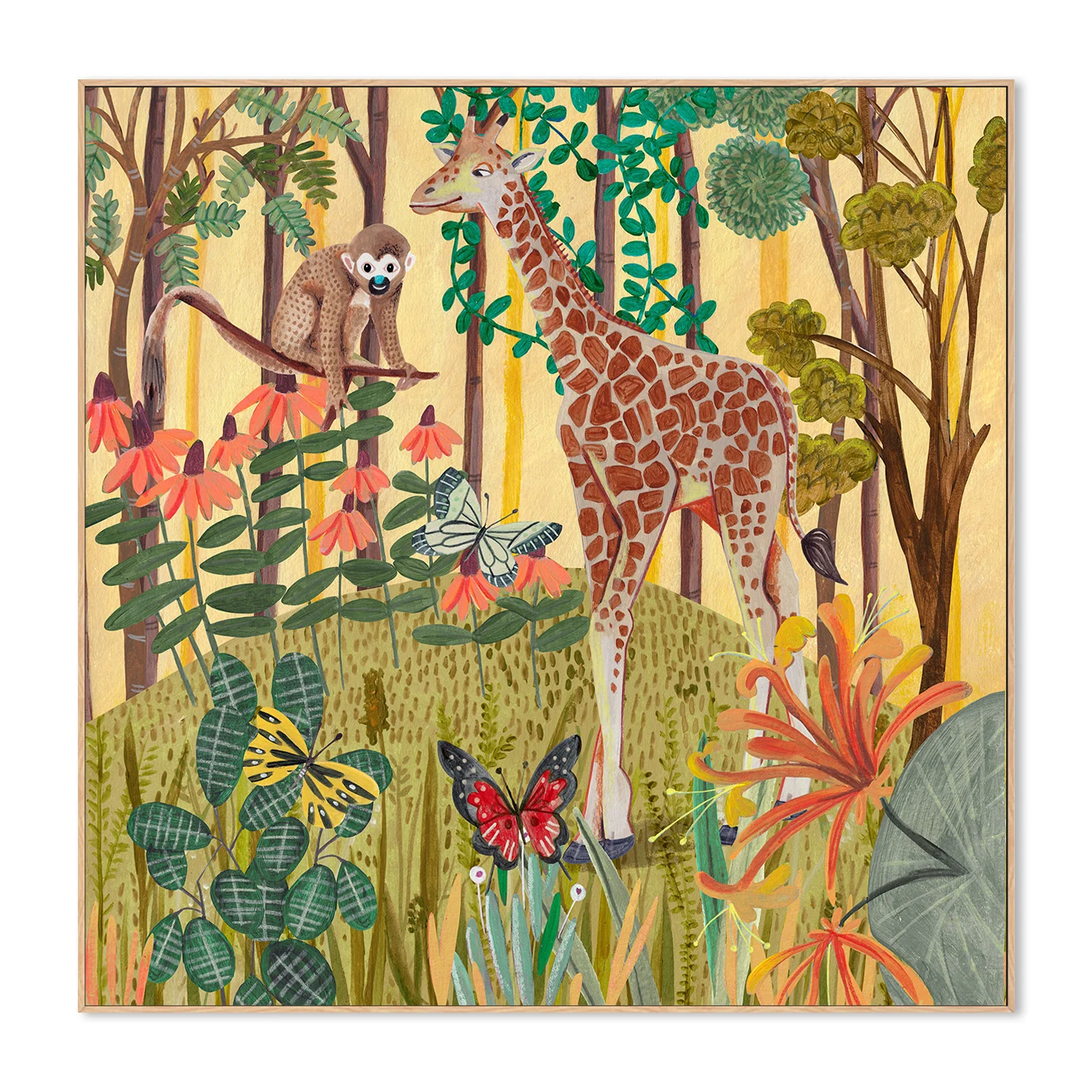 Giraffe in nature - Image 4