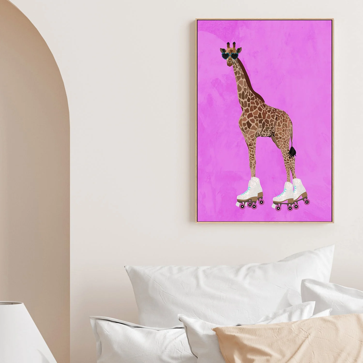Giraffe Rollerskating - Image 2