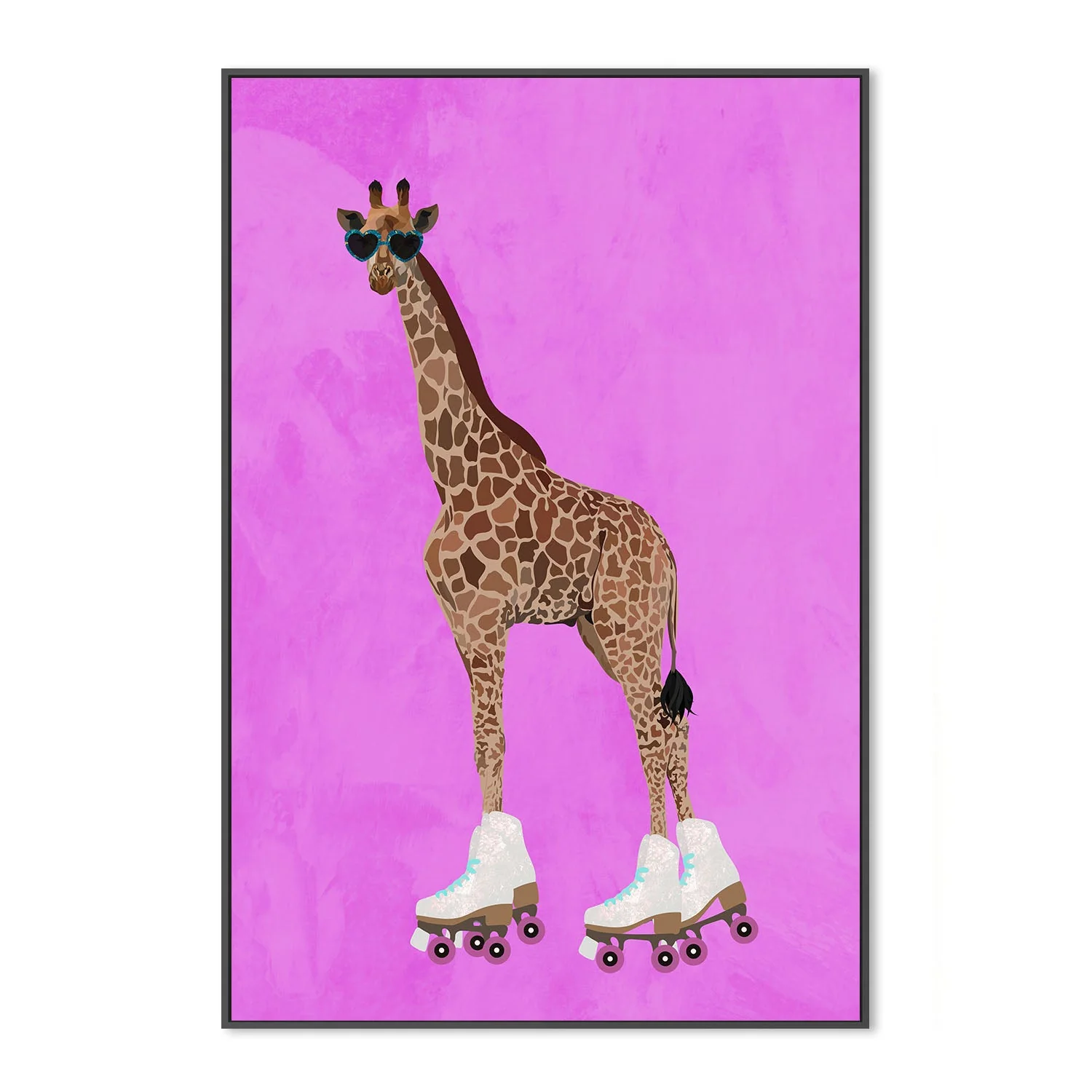 Giraffe Rollerskating - Image 3