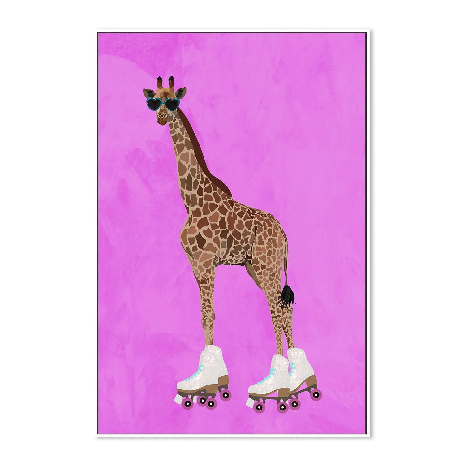 Giraffe Rollerskating - Image 5