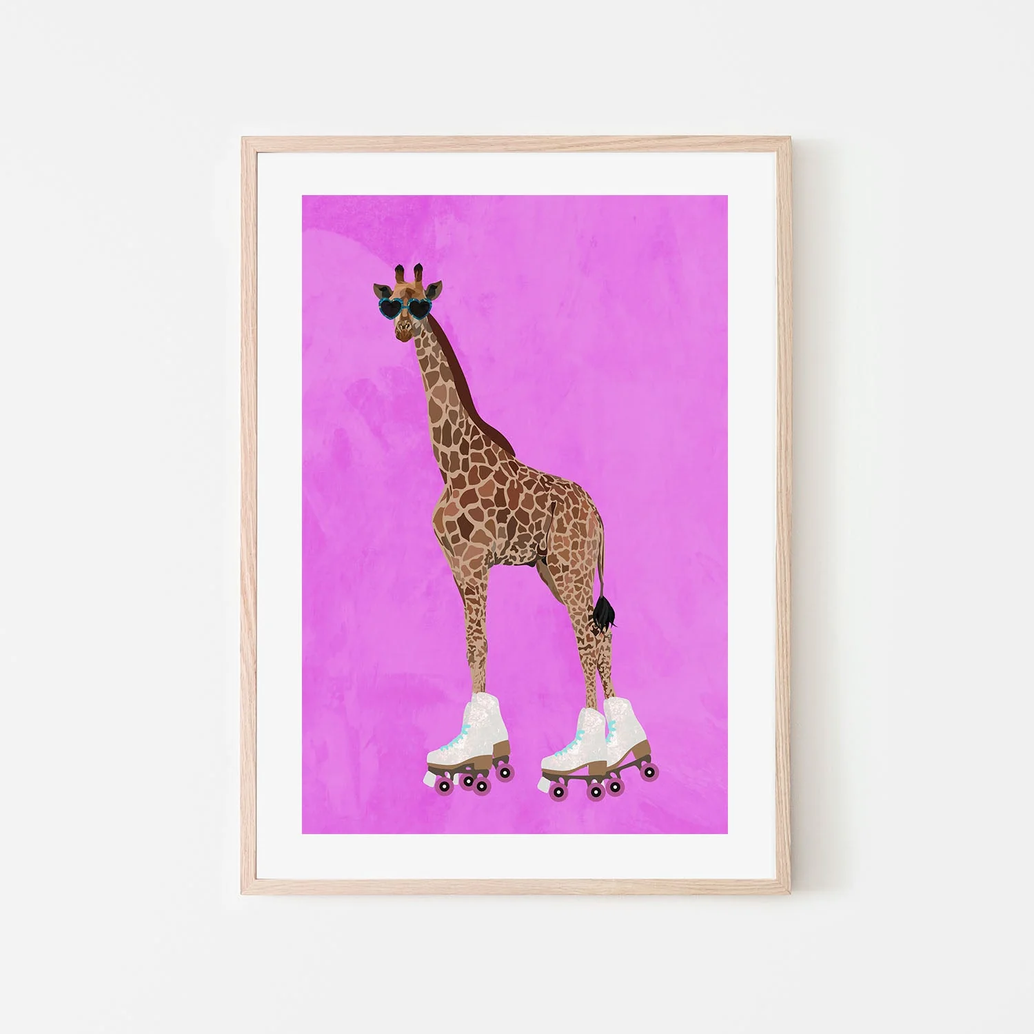 Giraffe Rollerskating - Image 6