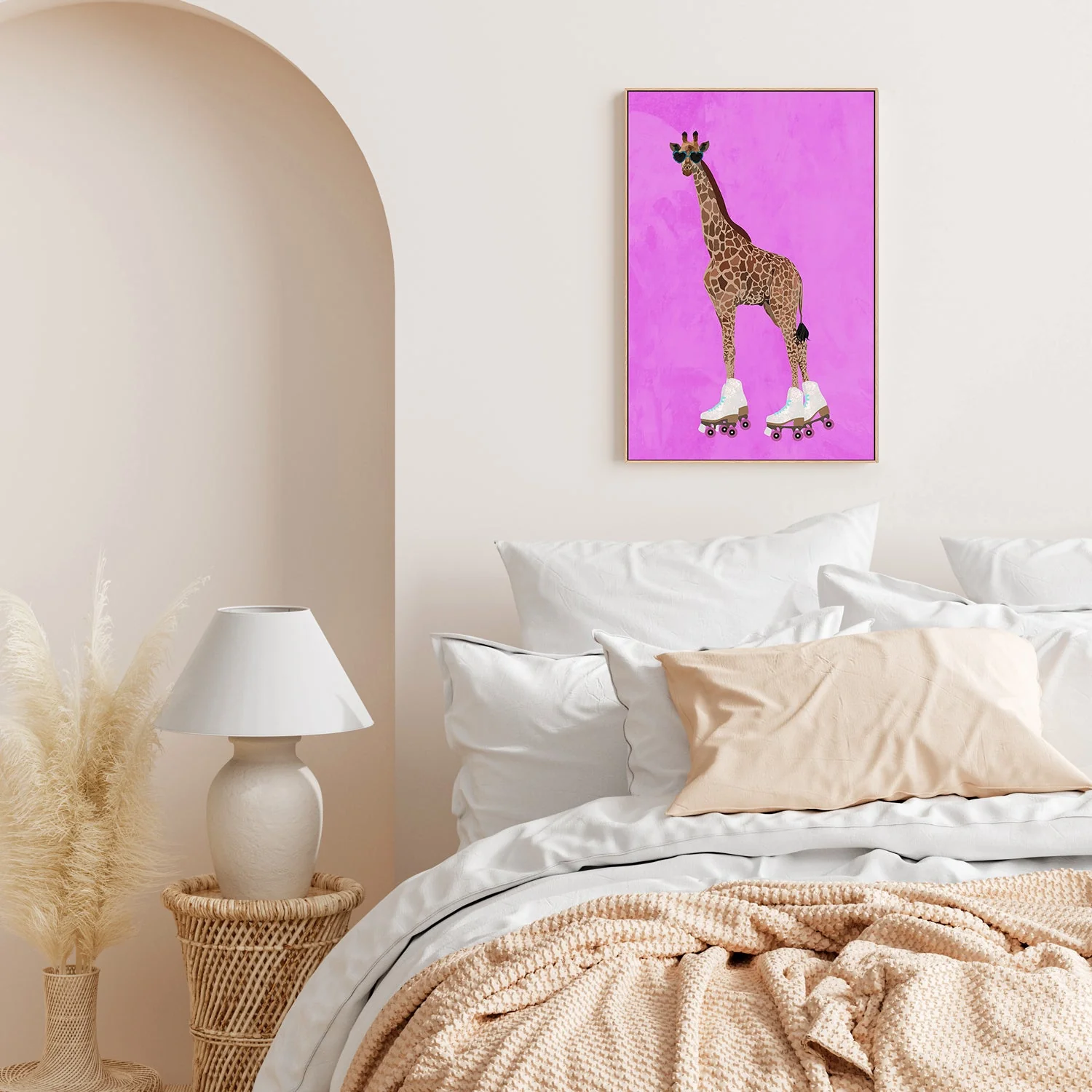 Giraffe Rollerskating - Image 7