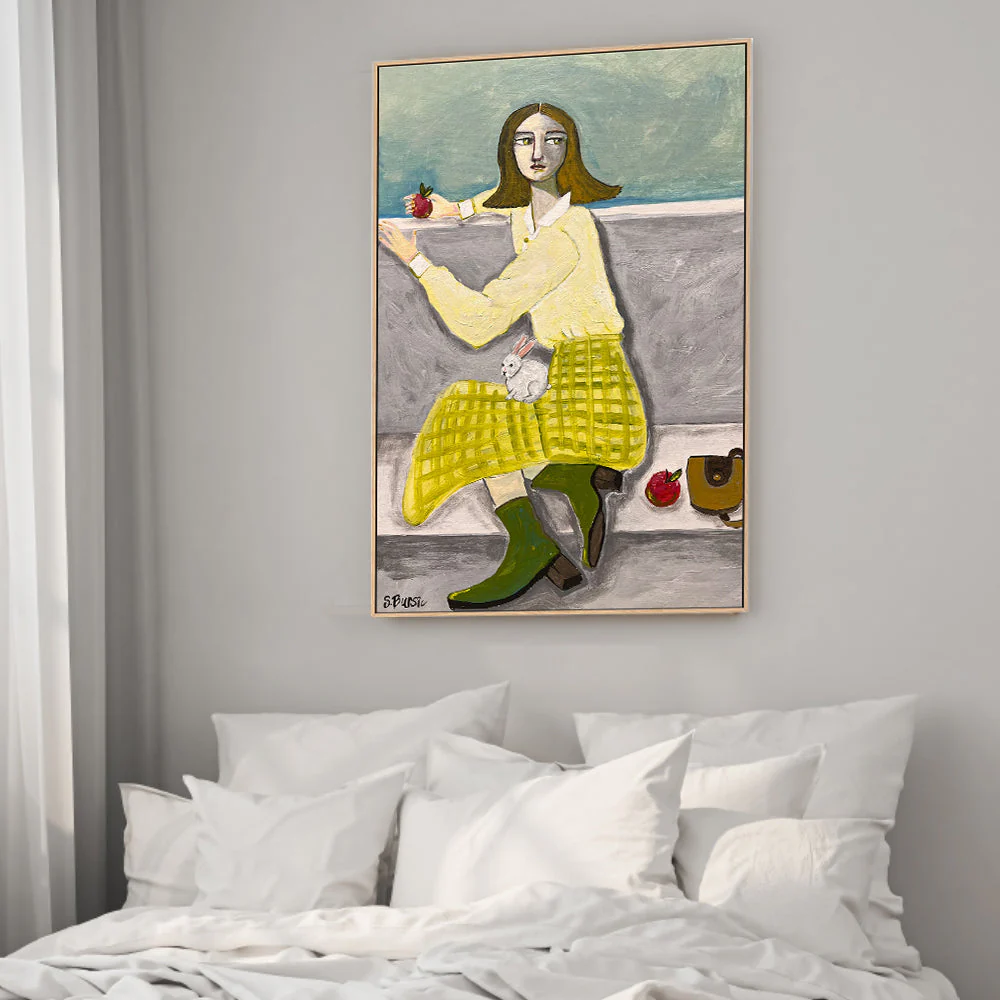 Girl And Her Rabbit - Image 2