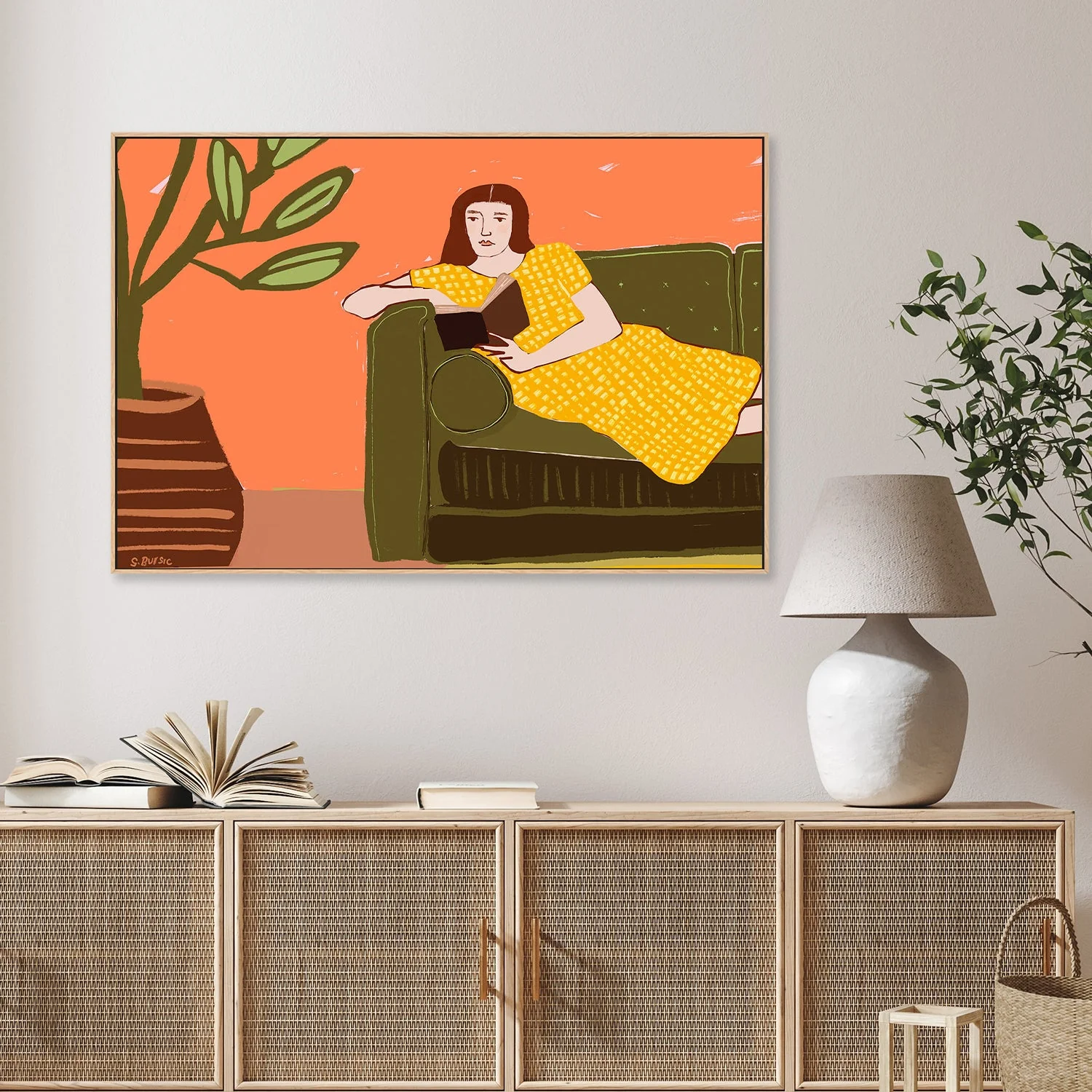 Girl Reading - Image 2