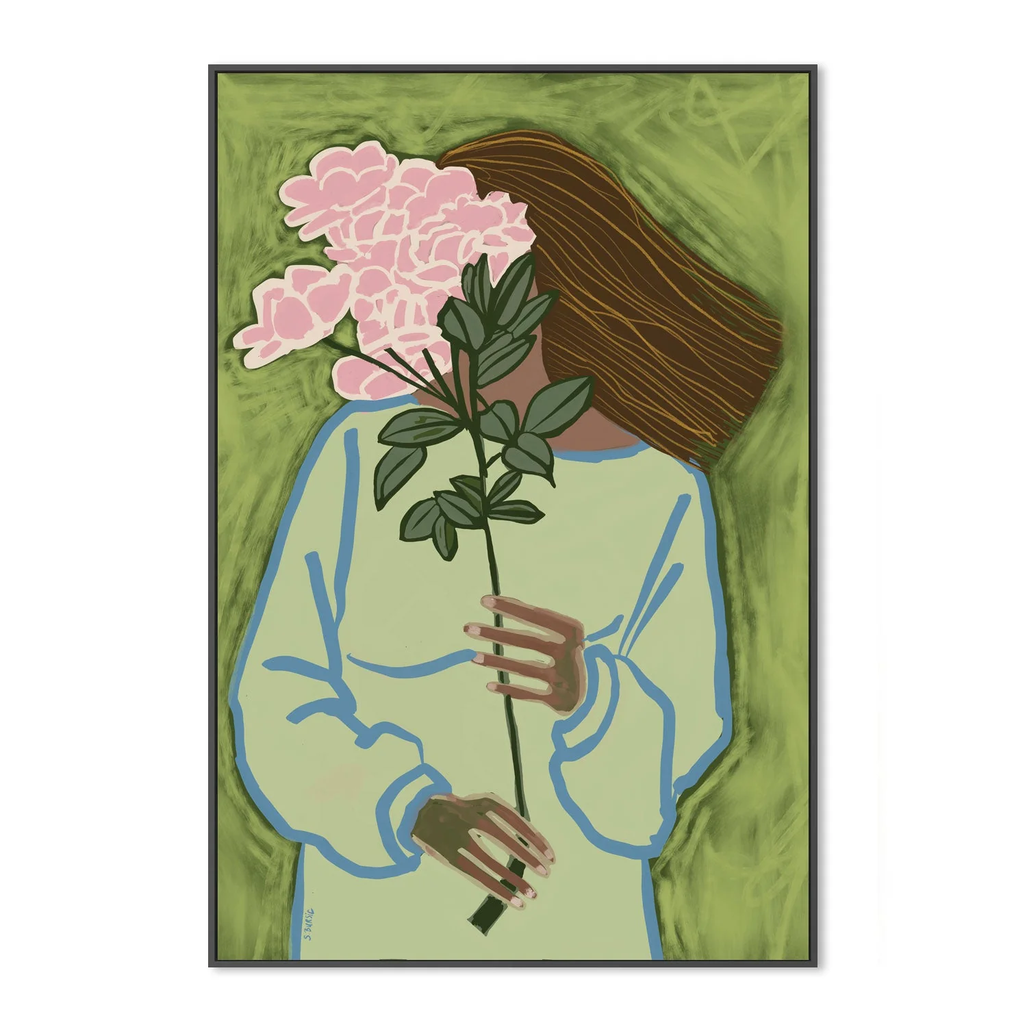 Girl With Flower - Image 3