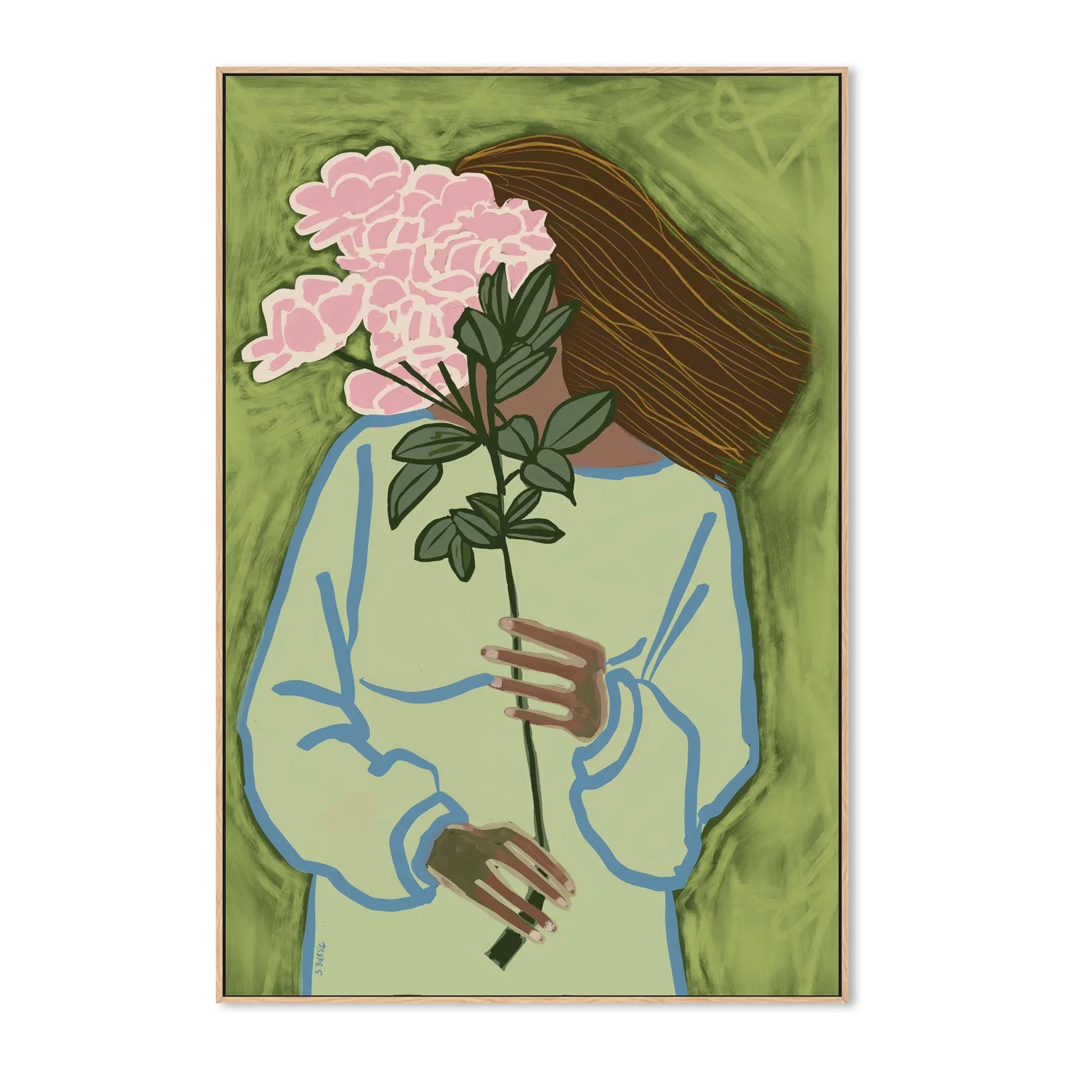 Girl With Flower - Image 4