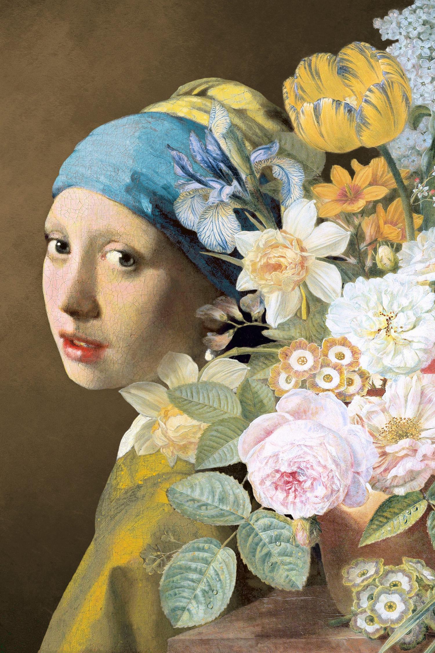 Girl With the Pearl Earring - the Floral Edition